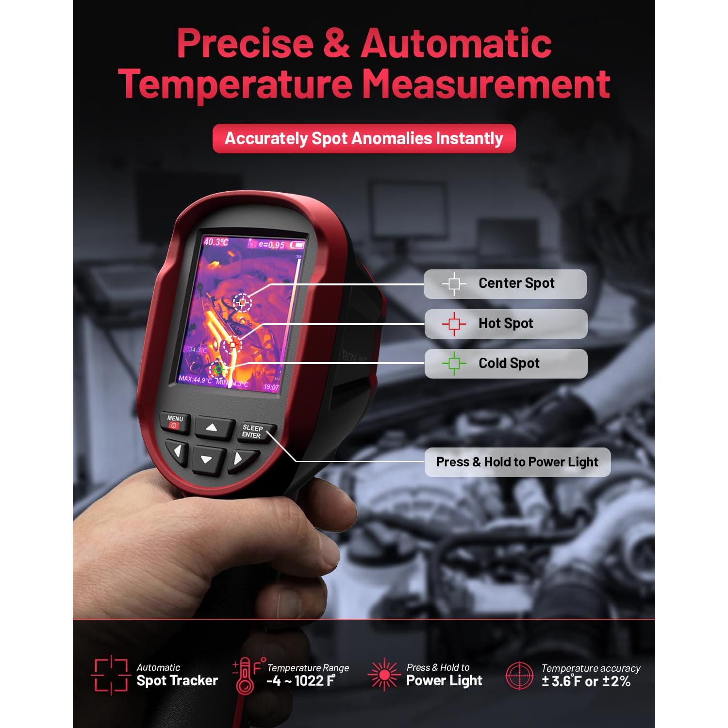 Cámara Térmica VectorPoint VPTC001 240x240, -20°C a 550°C