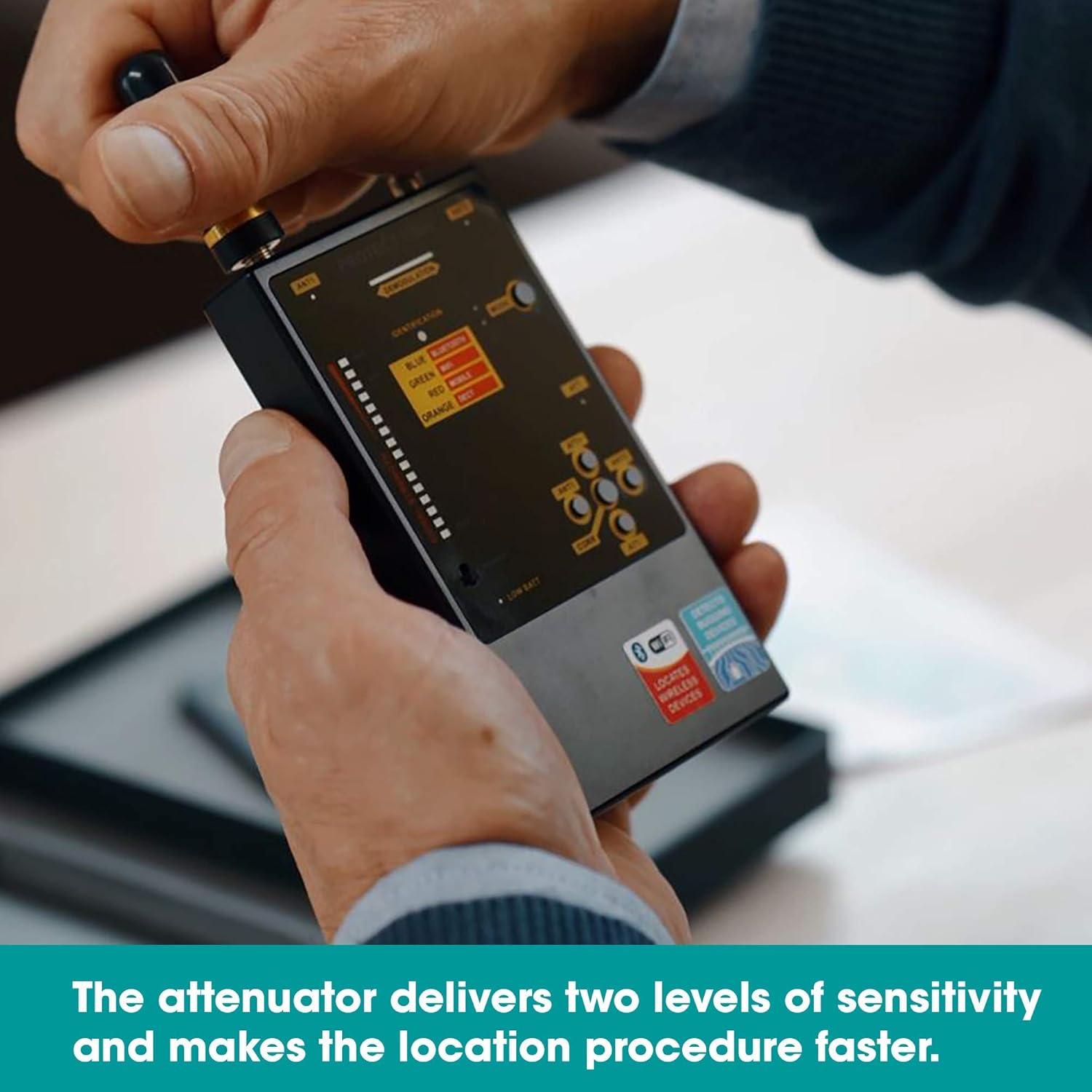 Detector de Frecuencia Digital DiscoverIt DD1206 Profesional RF Bluetooth WiFi