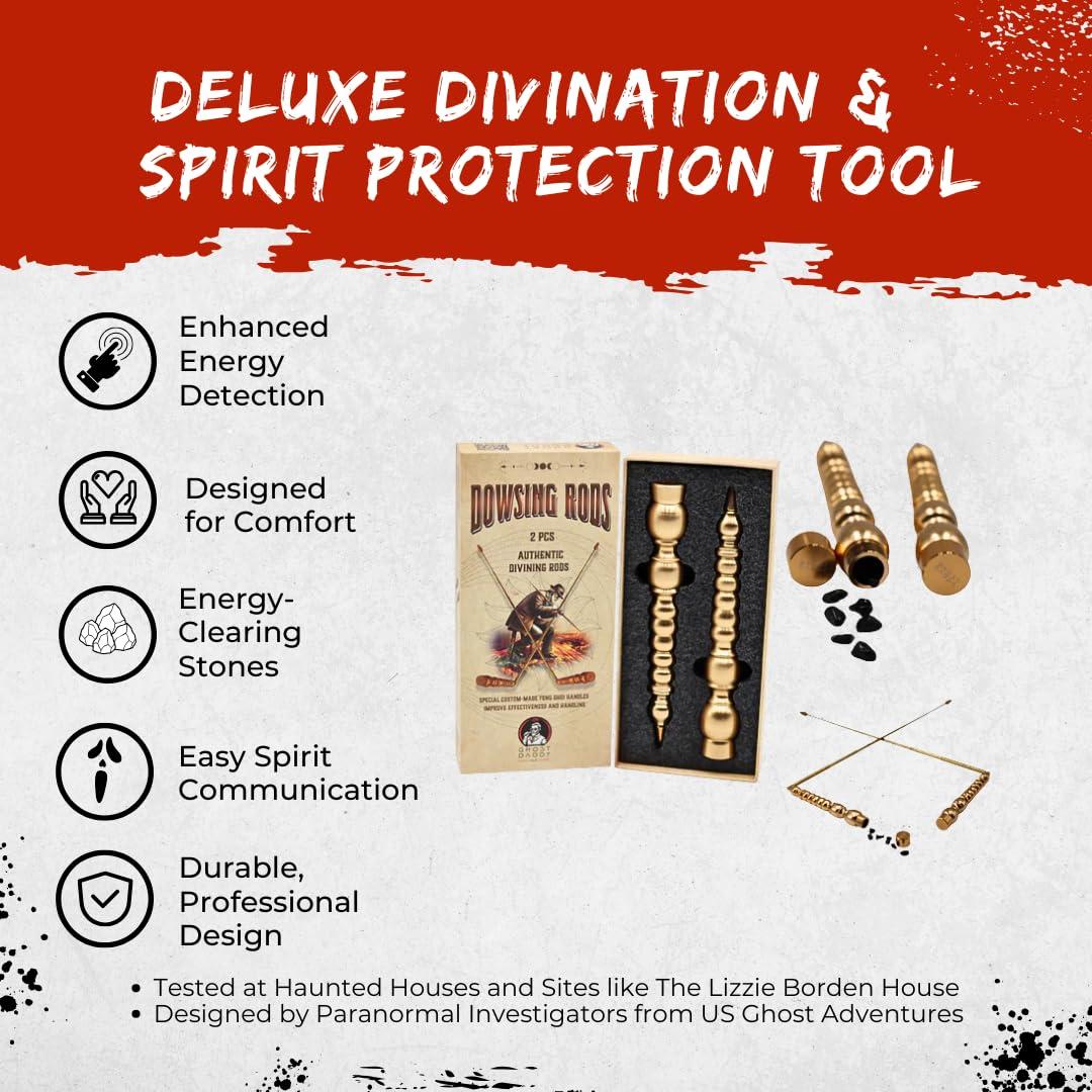 Juego de Varillas de Radiestesia de Cobre US Ghost Adventures 35.56 cm