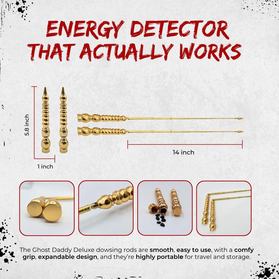 Juego de Varillas de Radiestesia de Cobre US Ghost Adventures 35.56 cm
