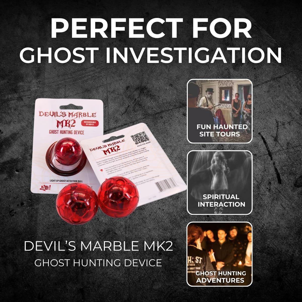 Bola de Detección LED Recargable USB-C Ghost Daddy DMK2