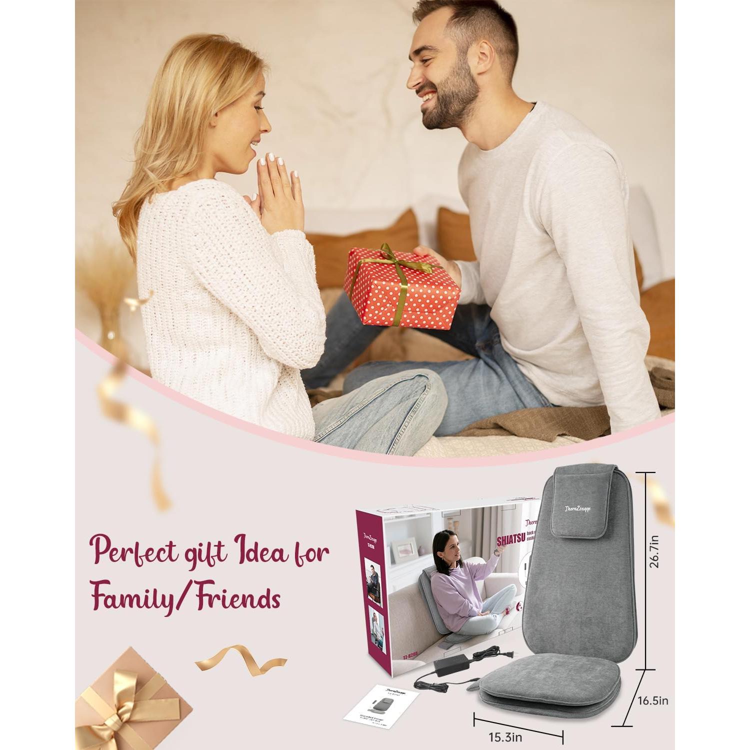 Masajeador de Espalda Shiatsu THERAZZAGGE TZ-2208 con Calor