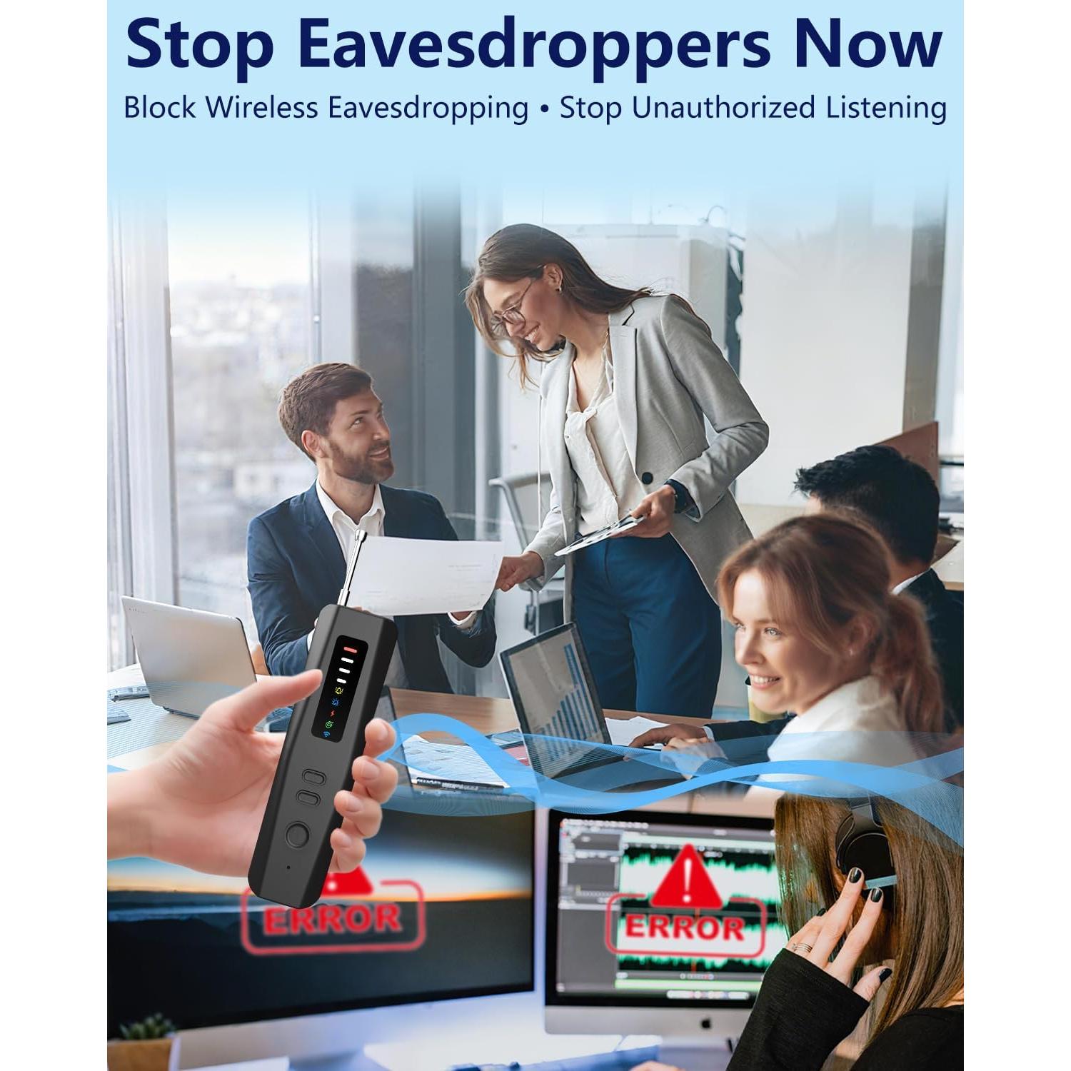 Detector de Cámaras Ocultas Bextgoo T16-DT 6 en 1 Portátil