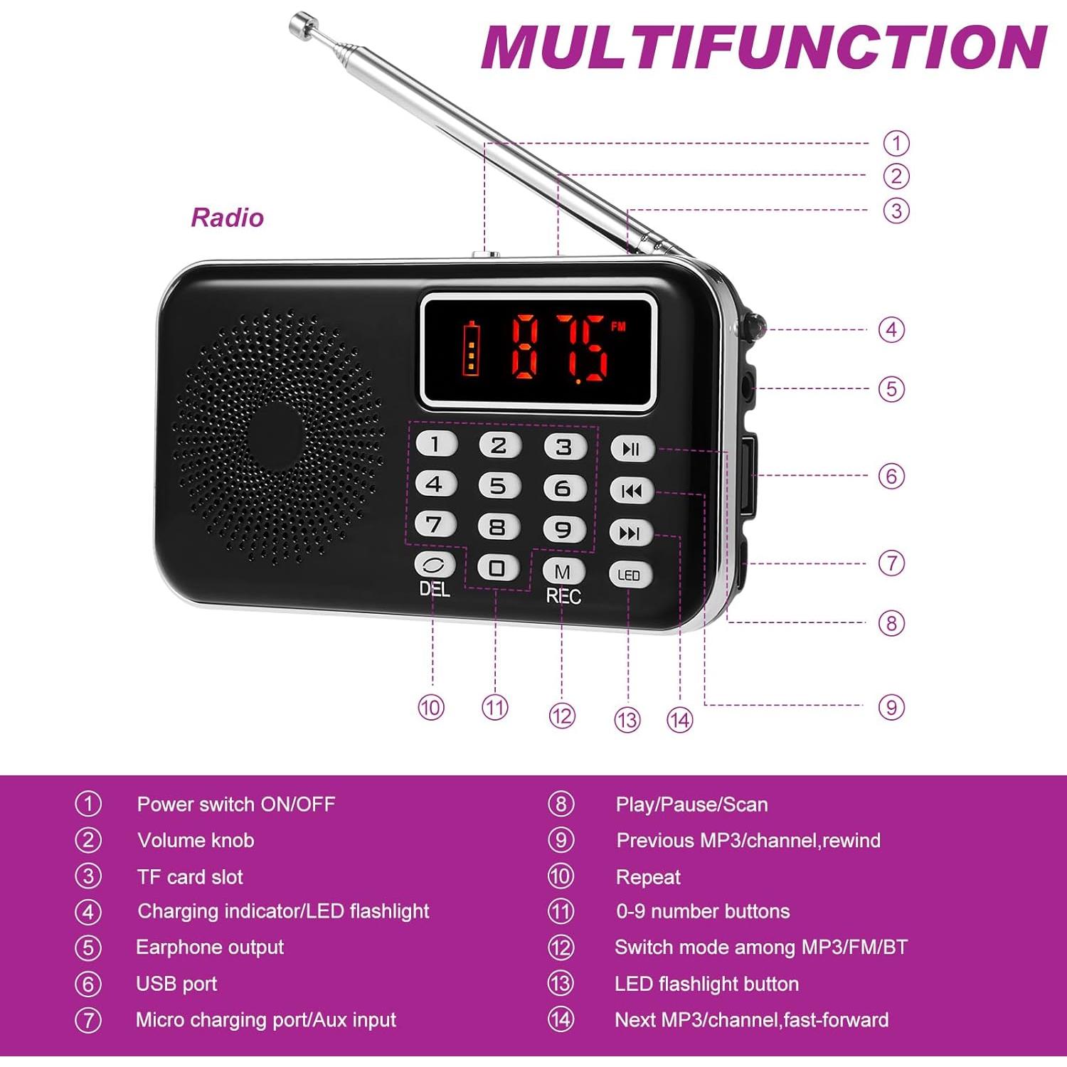 Kit de Caza de Fantasmas Dunzy 6 Piezas con Radio y Linterna UV