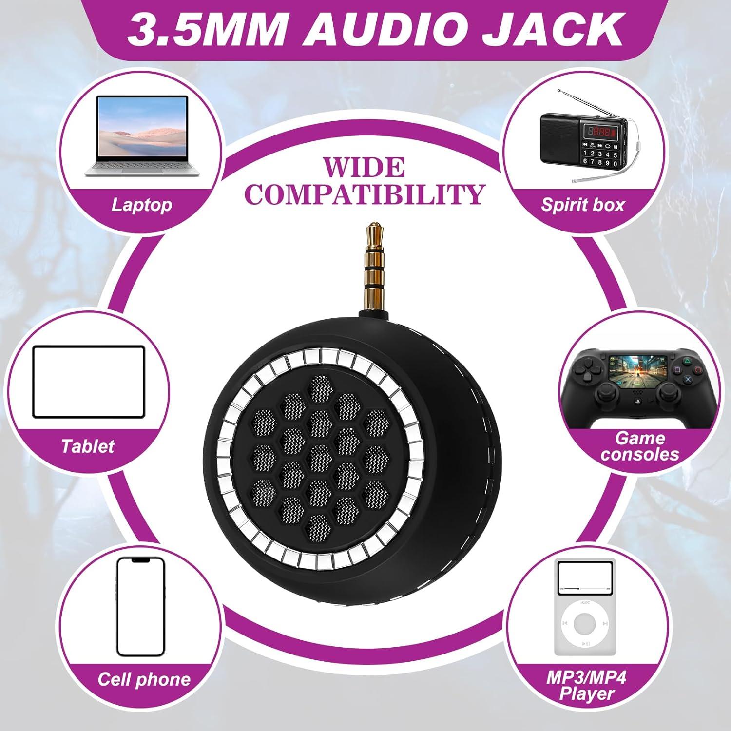 Altavoz de Caza Fantasmas Tellegloww QMF1056 Portátil 4.57cm