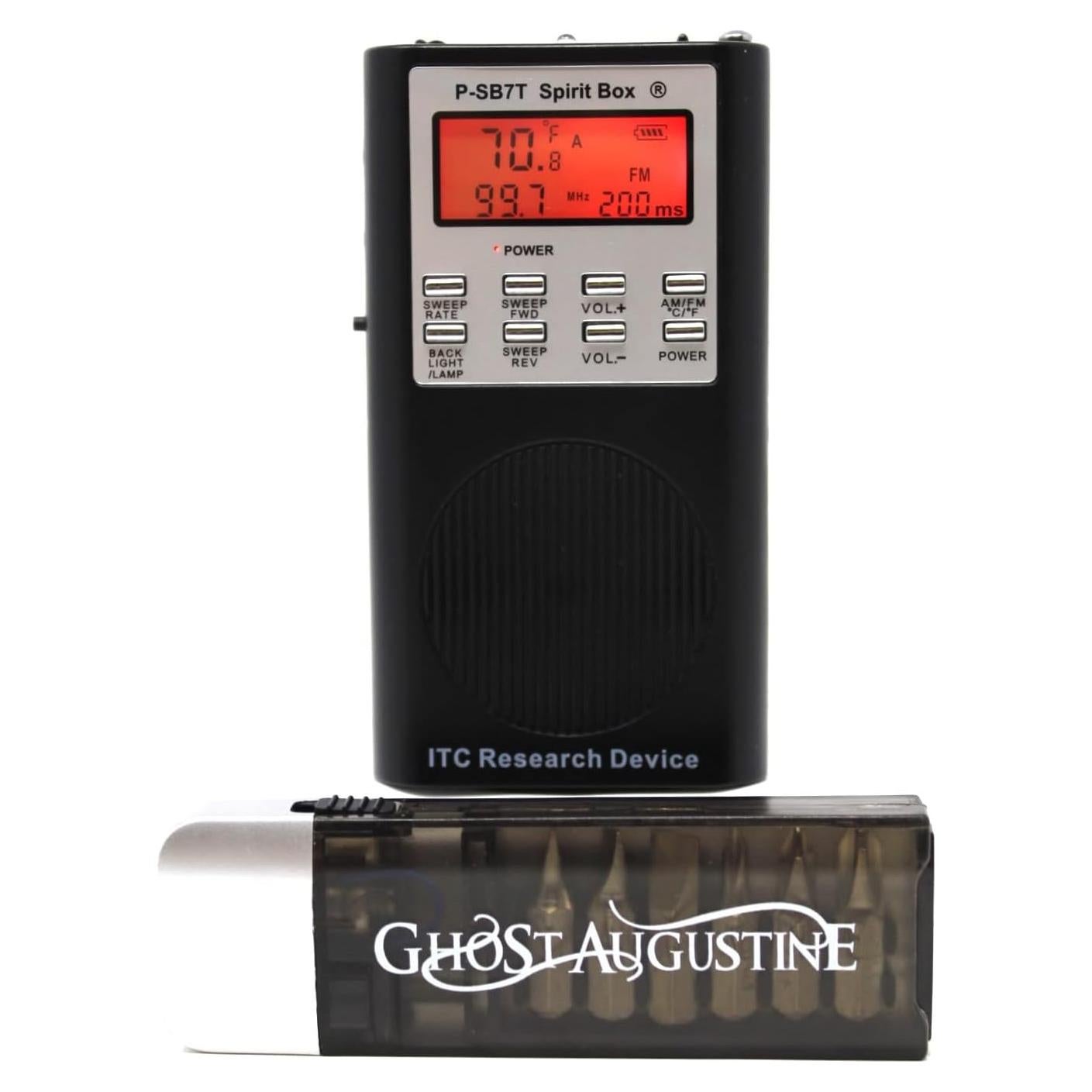 Caja de Espíritu SB7 Rev 7 Ghost Augustine con Linterna