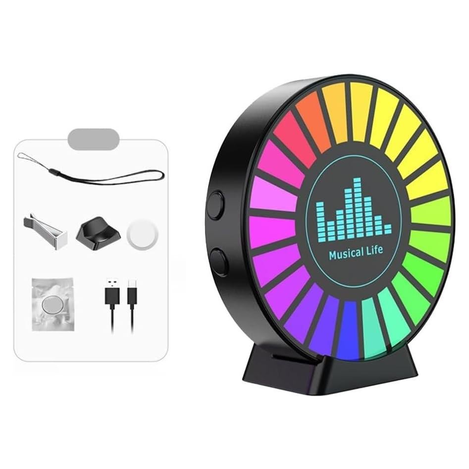 Sensor de Ruido y Vibración JSDZ 2K HD con Luz RGB