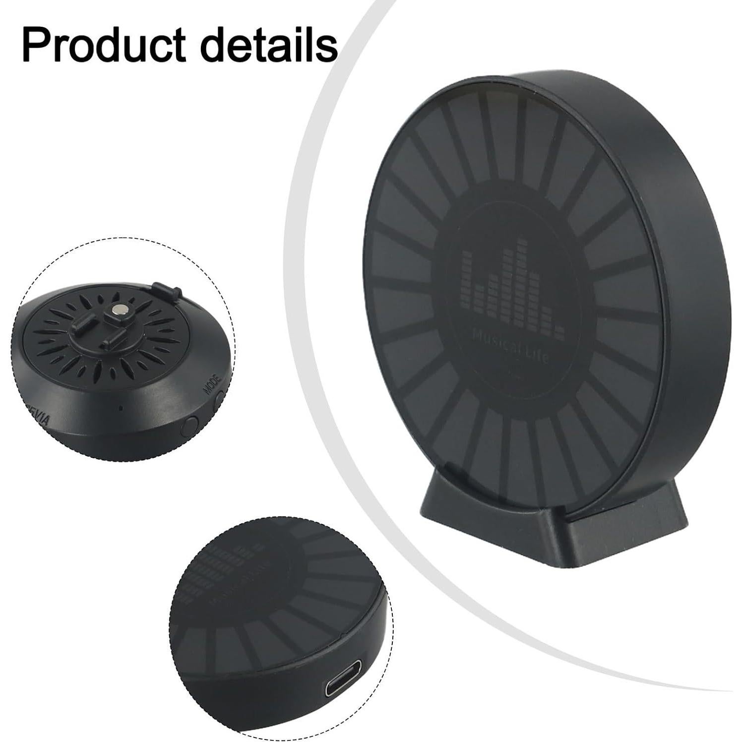 Sensor de Ruido y Vibración JSDZ 2K HD con Luz RGB