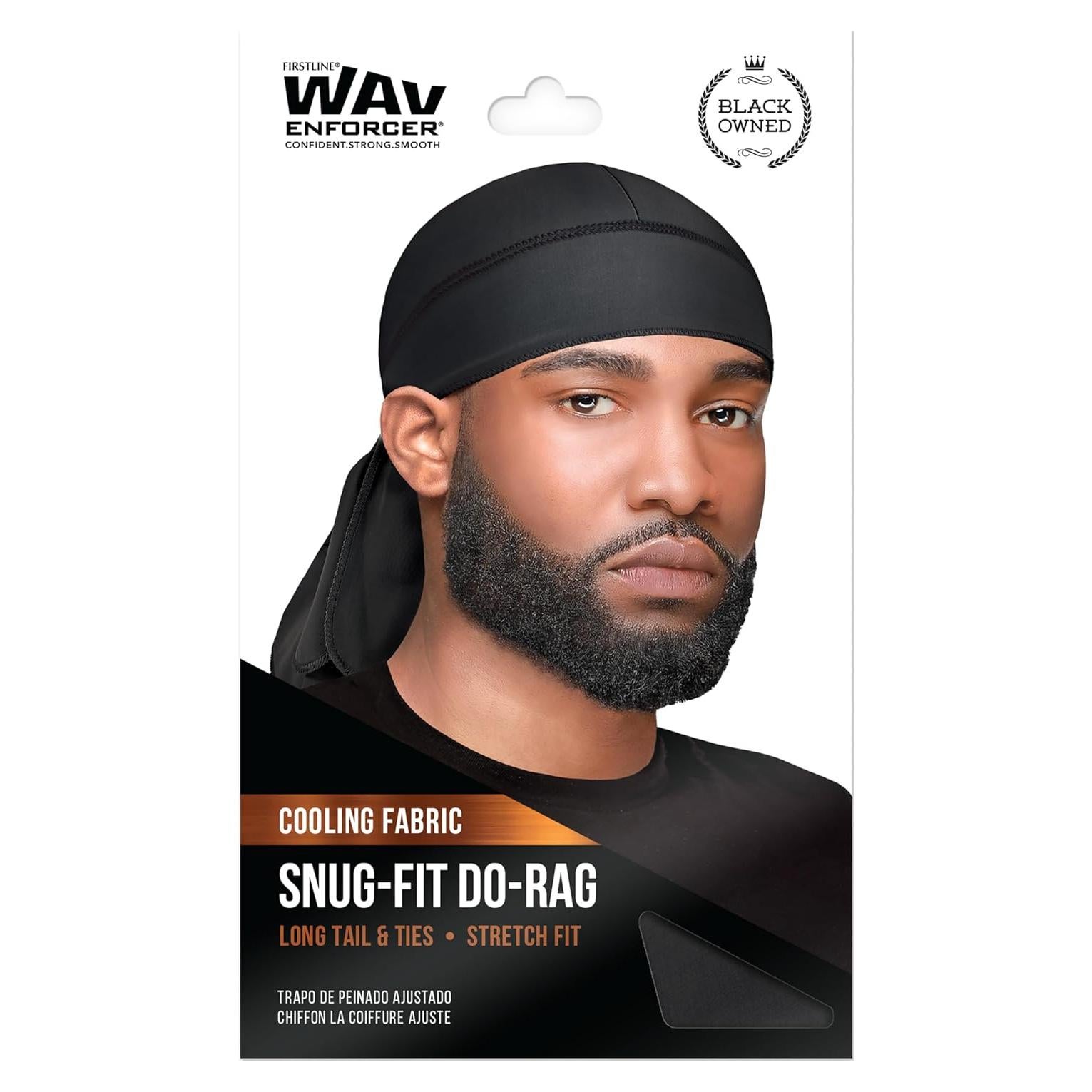 Do-Rag Ajuste Ceñido WavEnforcer 106 Negro Transpirable
