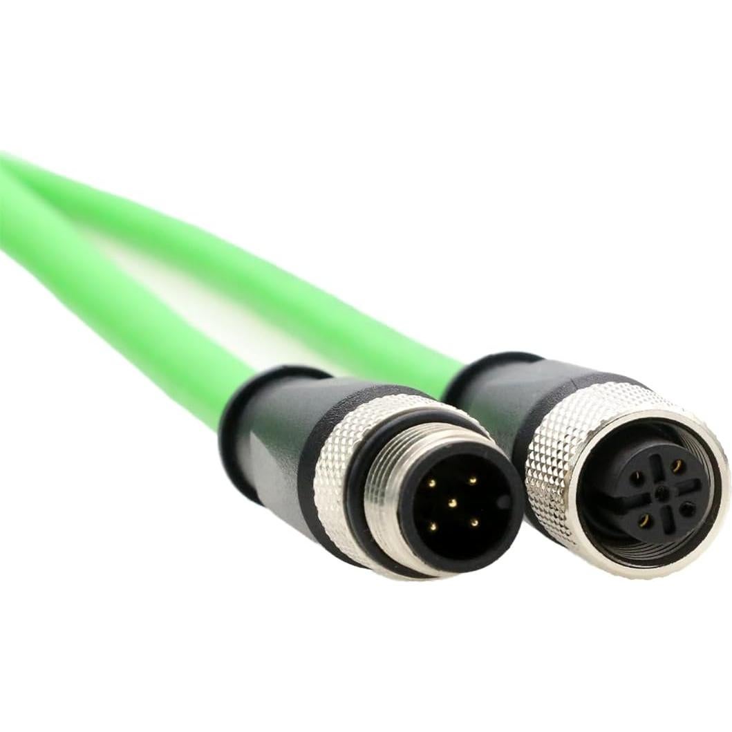 Cable Ethernet M12 HangTon 5M Blindado Impermeable CAT6