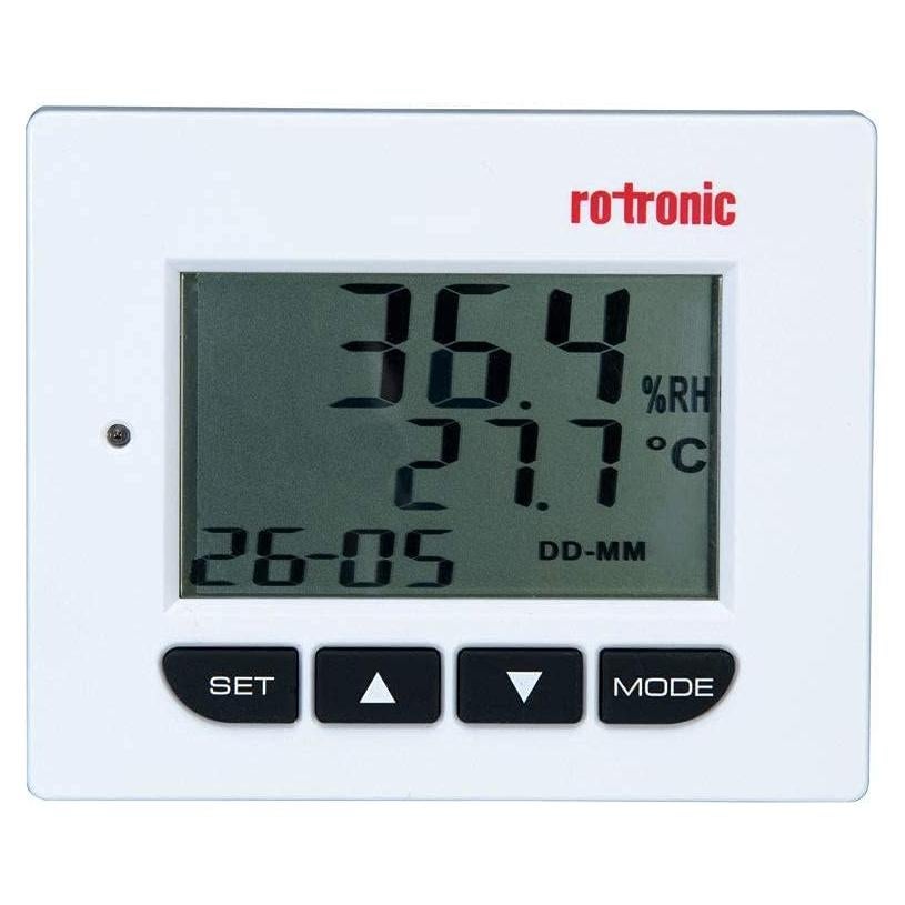 Termómetro Higrómetro Digital Rotronic HD1 - Pantalla LCD con Alarma