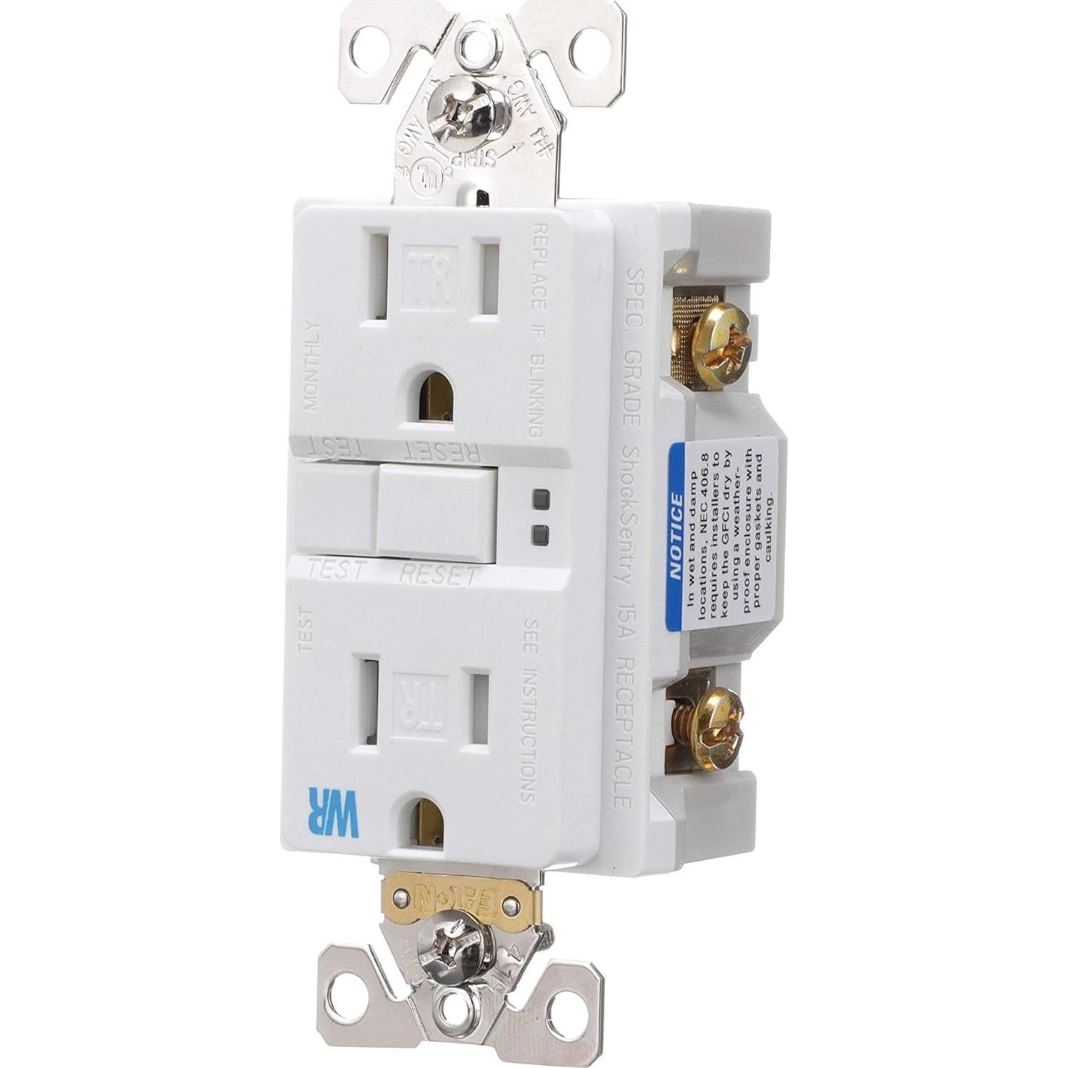 Receptáculo Dúplex GFCI Eaton TWRSGF15W 15A 120V Resistente Climas