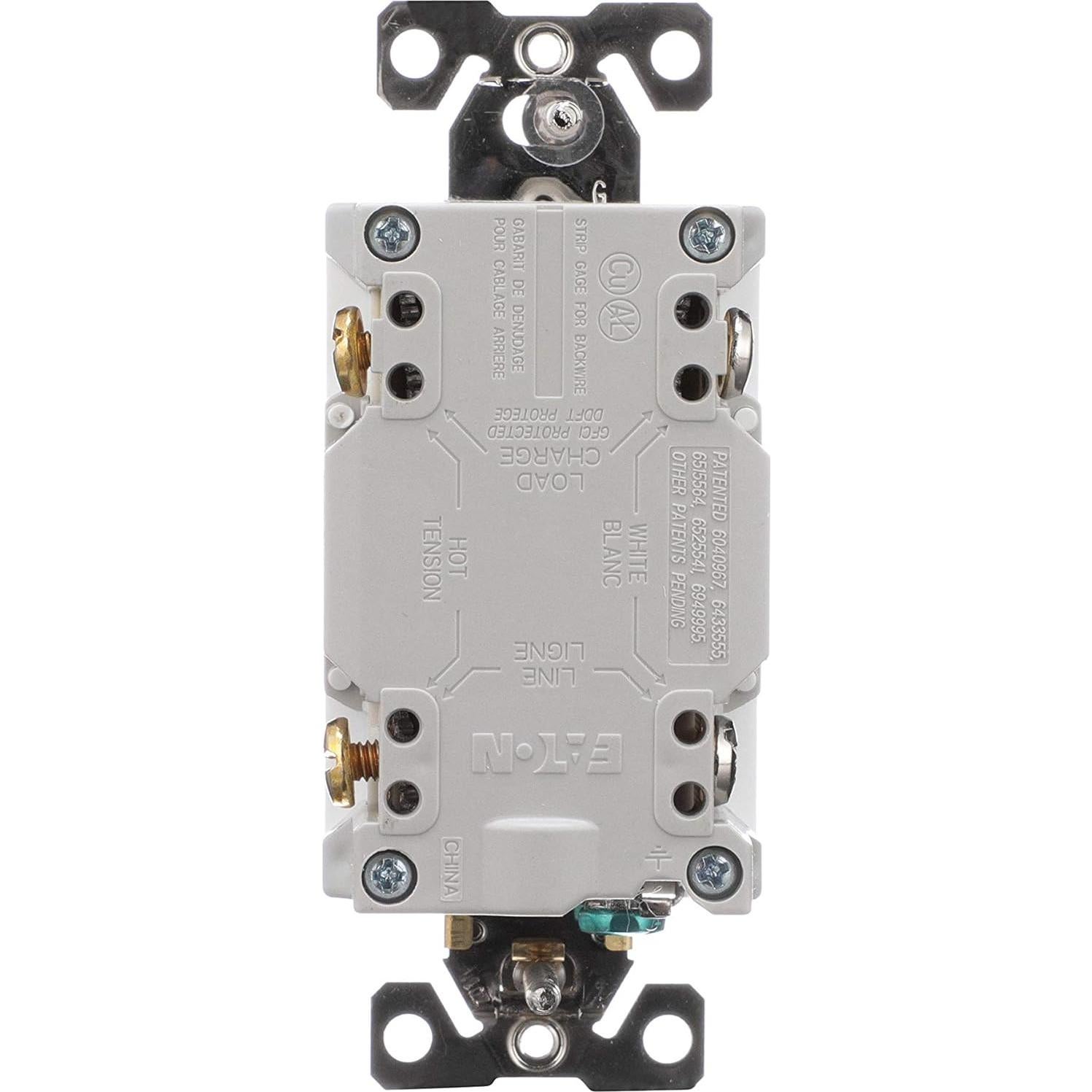 Receptáculo Dúplex GFCI Eaton TWRSGF15W 15A 120V Resistente Climas