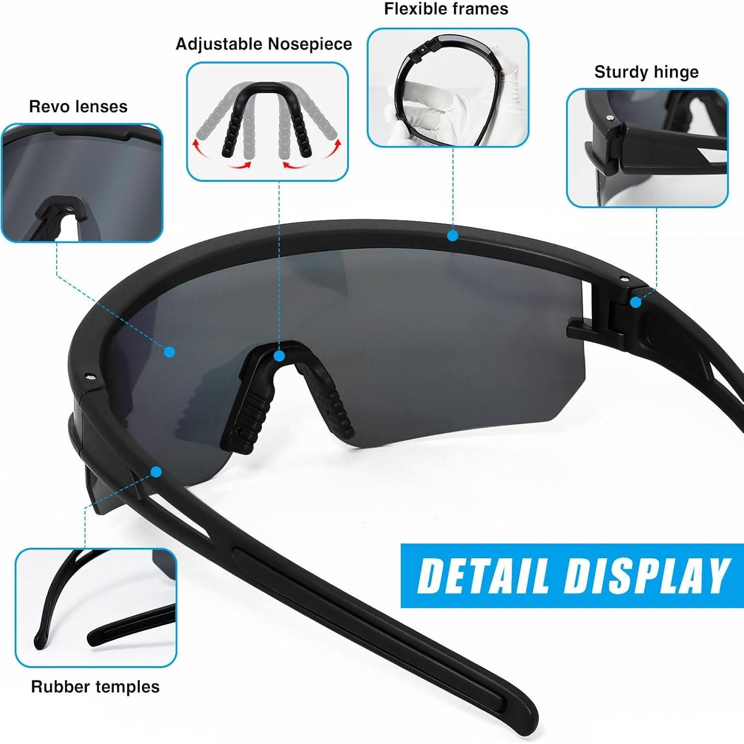 Gafas de ciclismo VEWOE modelo Ve-JH156 UV400 polarizadas