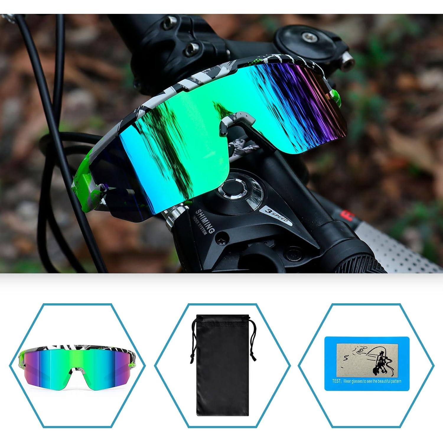 Gafas de ciclismo VEWOE modelo Ve-JH156 UV400 polarizadas