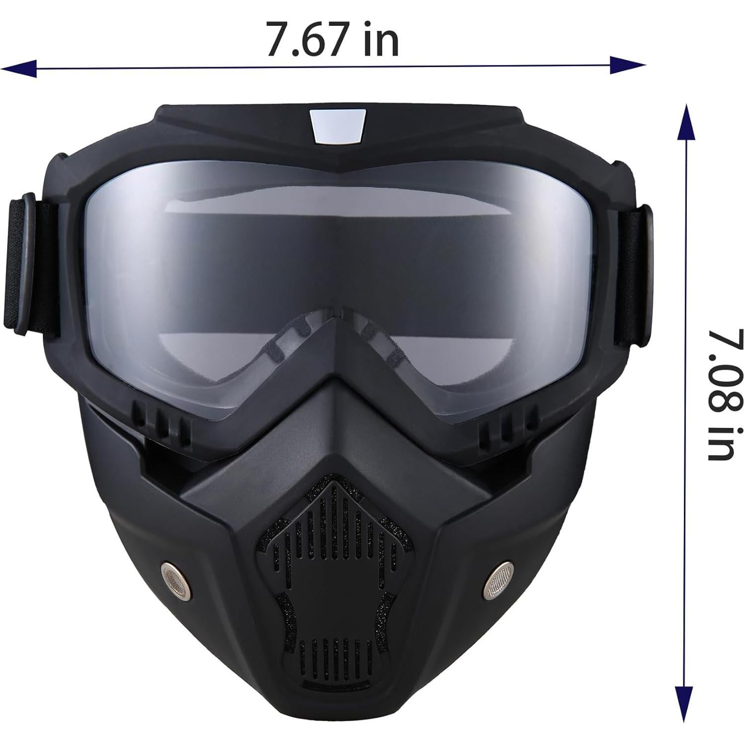 Gafas de Motocicleta Vintage Marca X - Lente UV y Más