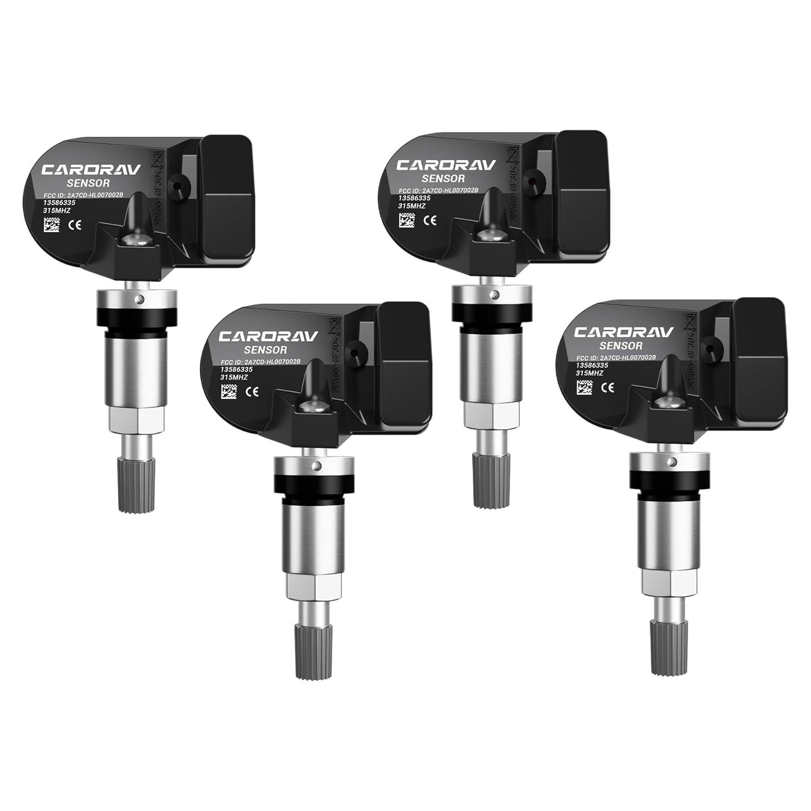 Sensor TPMS GM CARORAV 4 PCS Reemplazo 315MHz