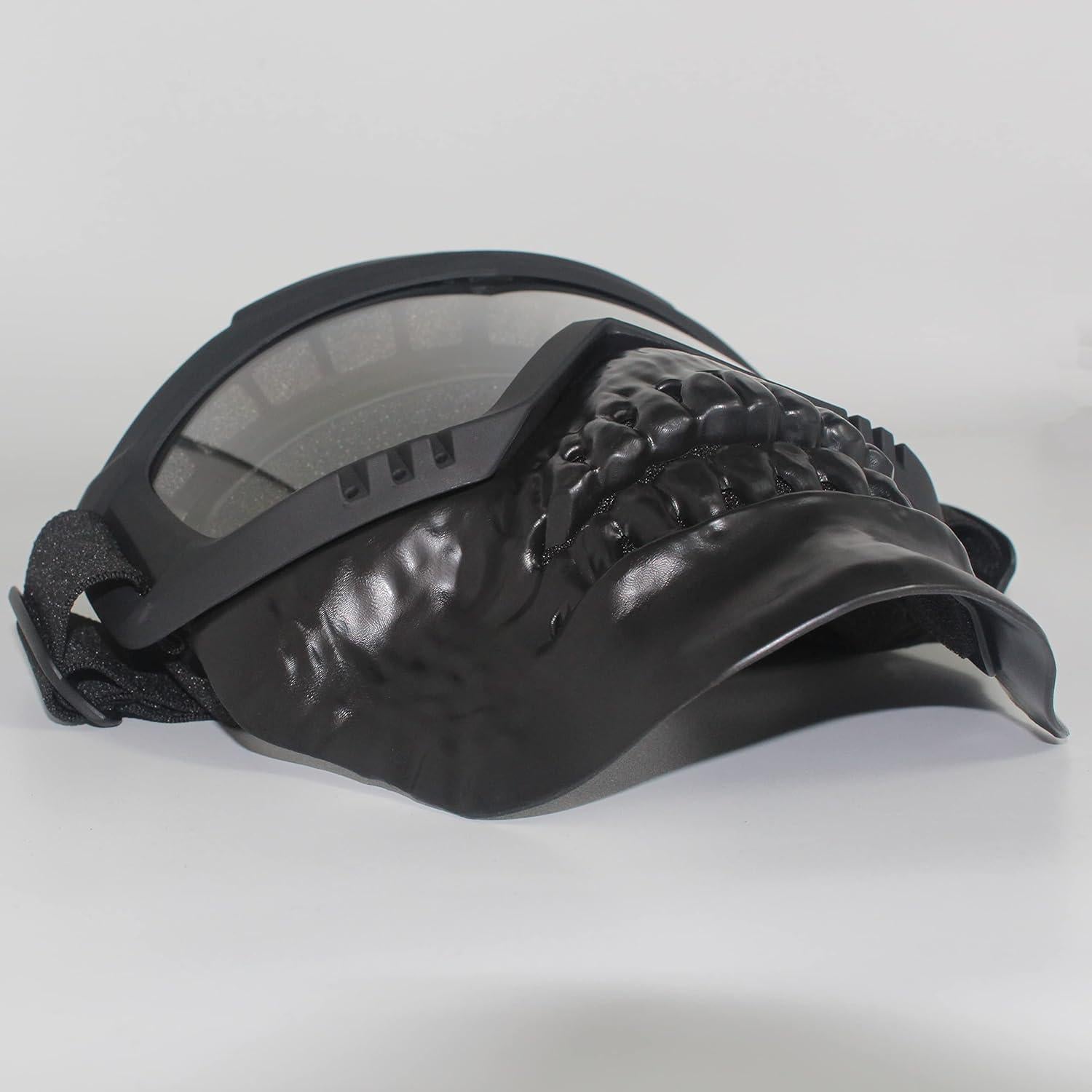 Gafas de Moto Bala con Máscara Facial Removible - Unisex