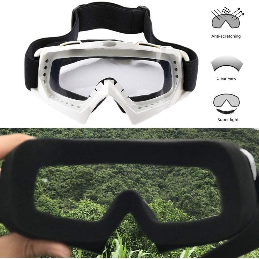 Gafas de Motocicleta LJDJ 026BK Anti-UV Ajustables