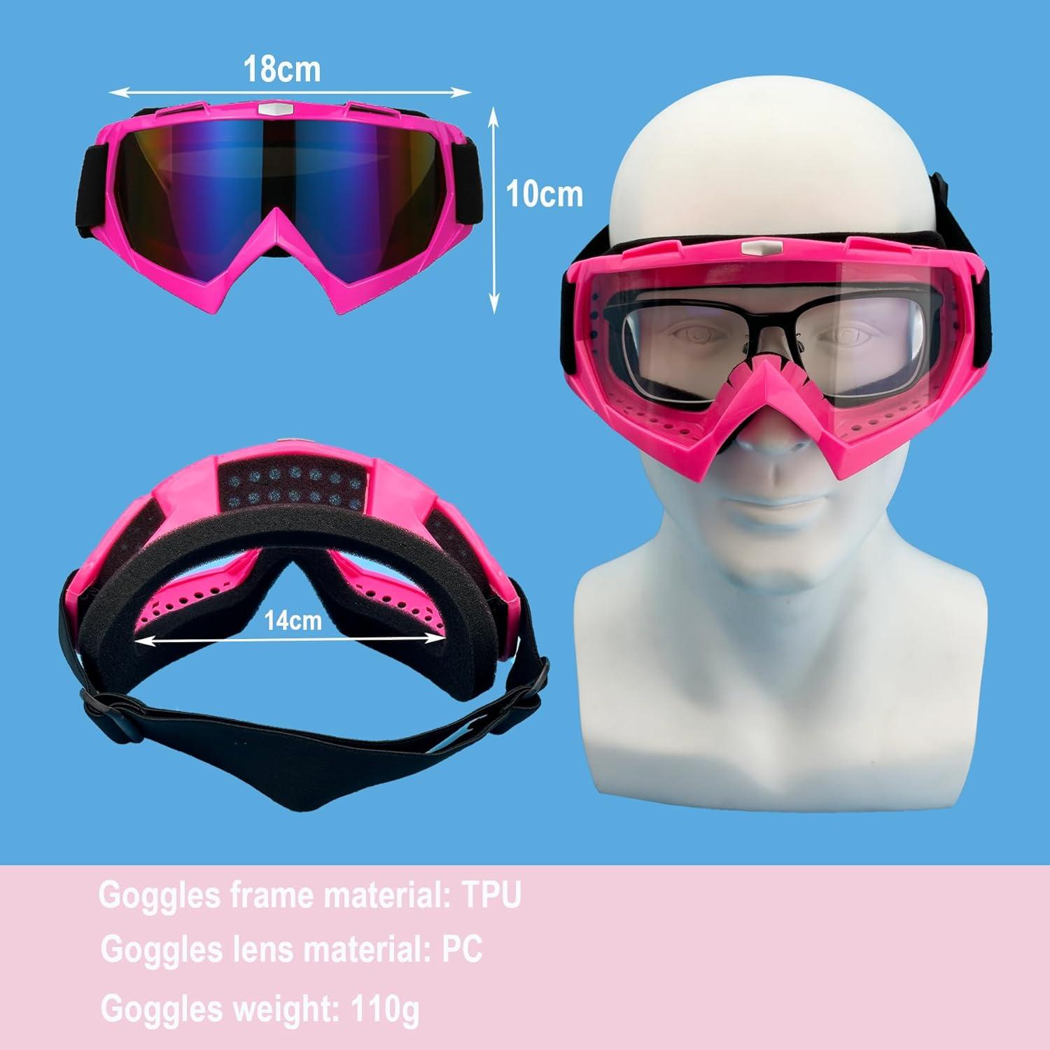 Gafas de motocross LJDJ modelo Lj24-06 con lentes UV