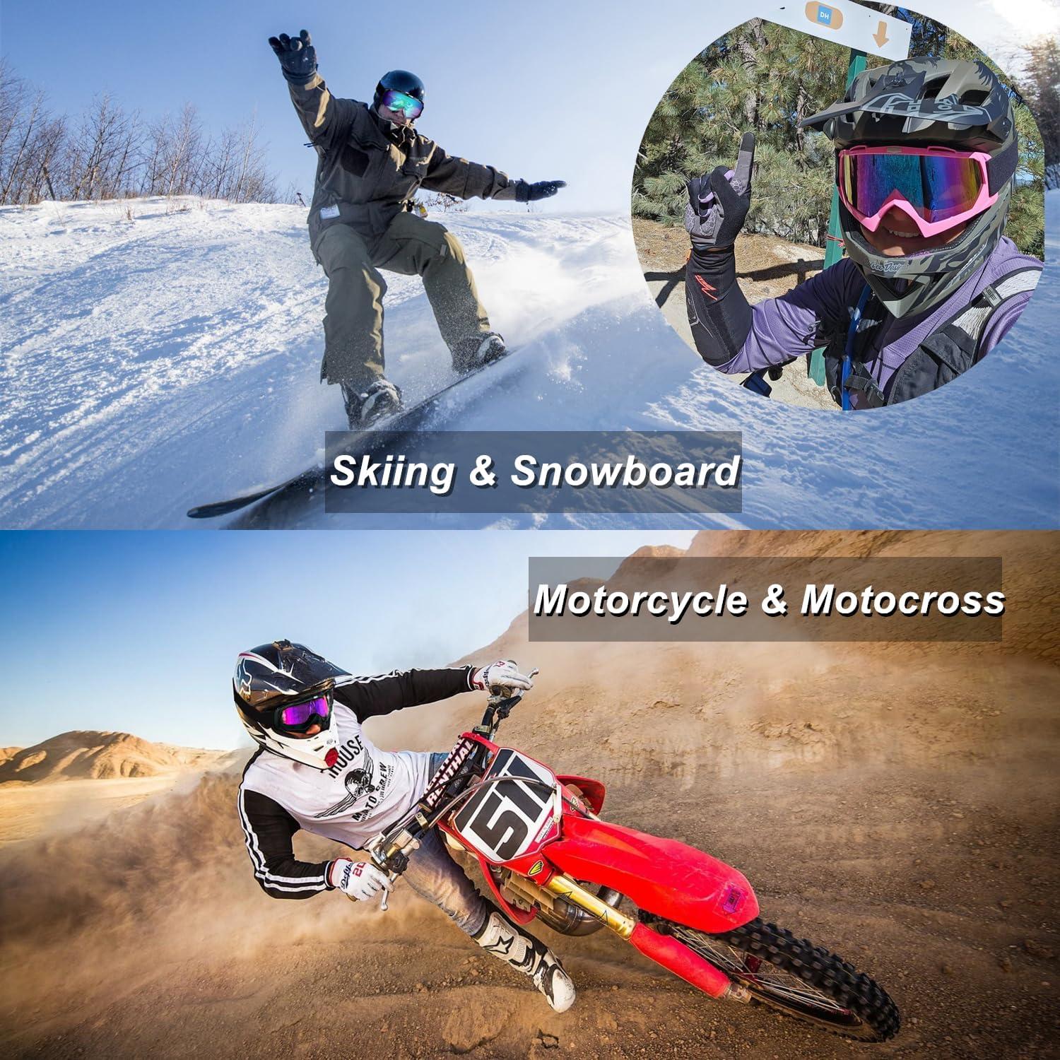 Gafas de motocross LJDJ modelo Lj24-06 con lentes UV