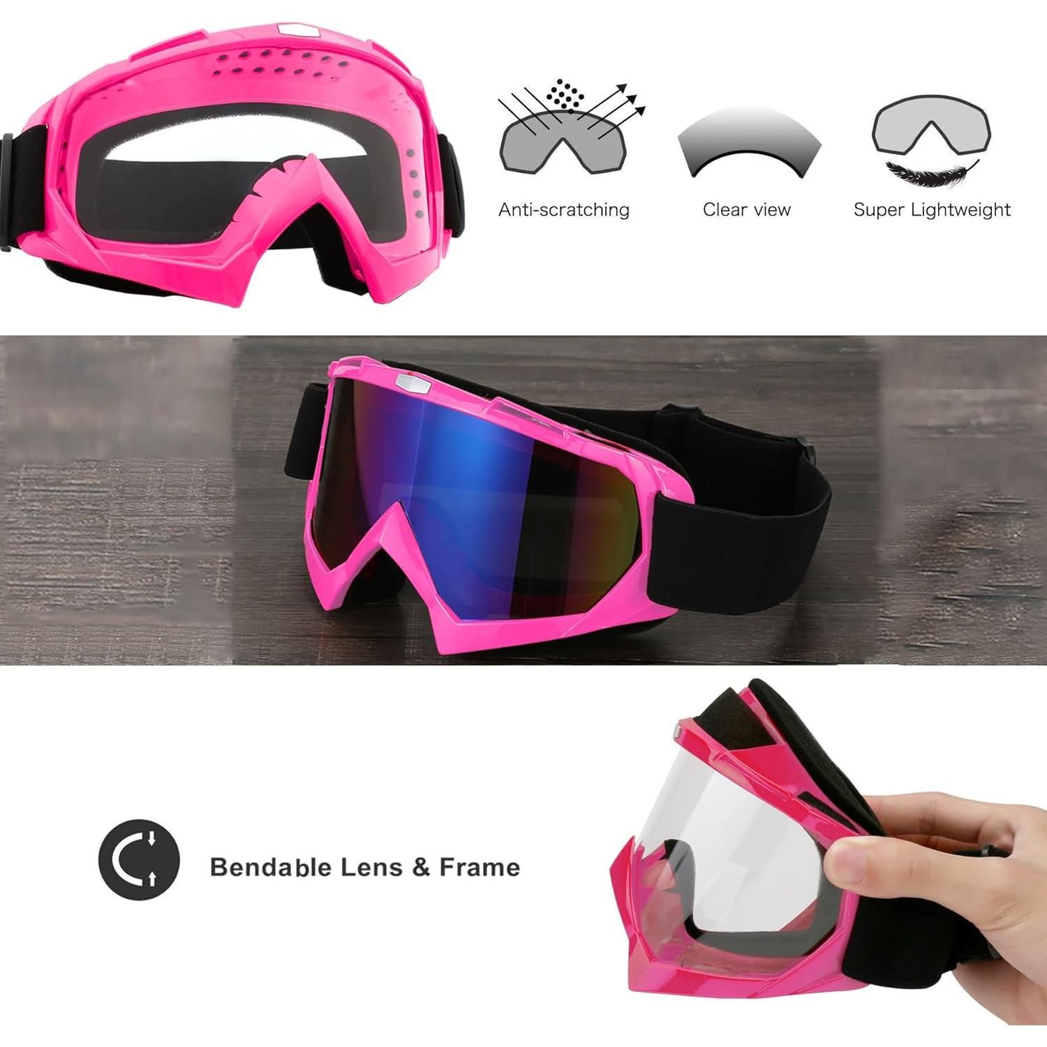 Gafas de motocross LJDJ modelo Lj24-06 con lentes UV