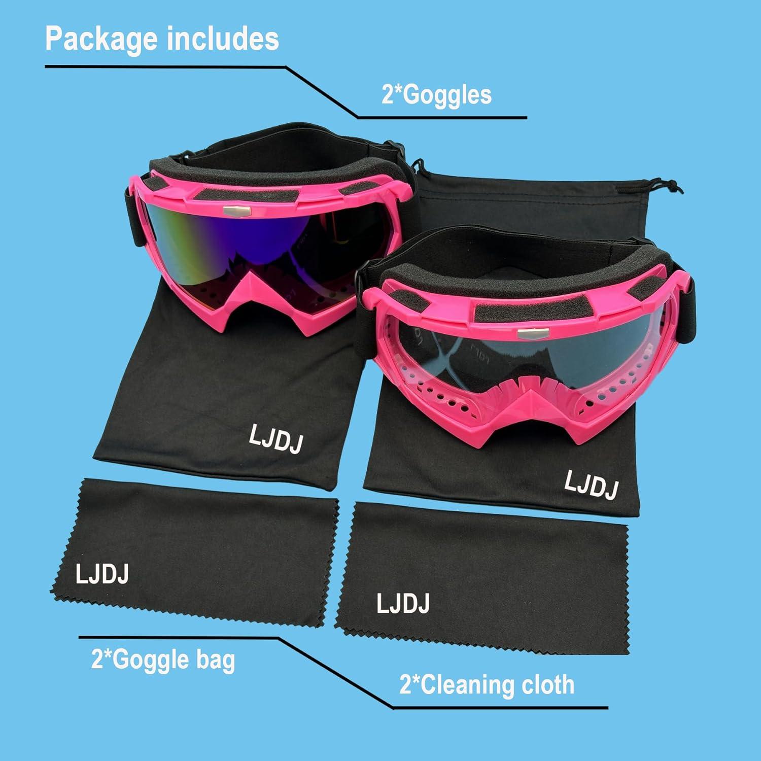 Gafas de motocross LJDJ modelo Lj24-06 con lentes UV