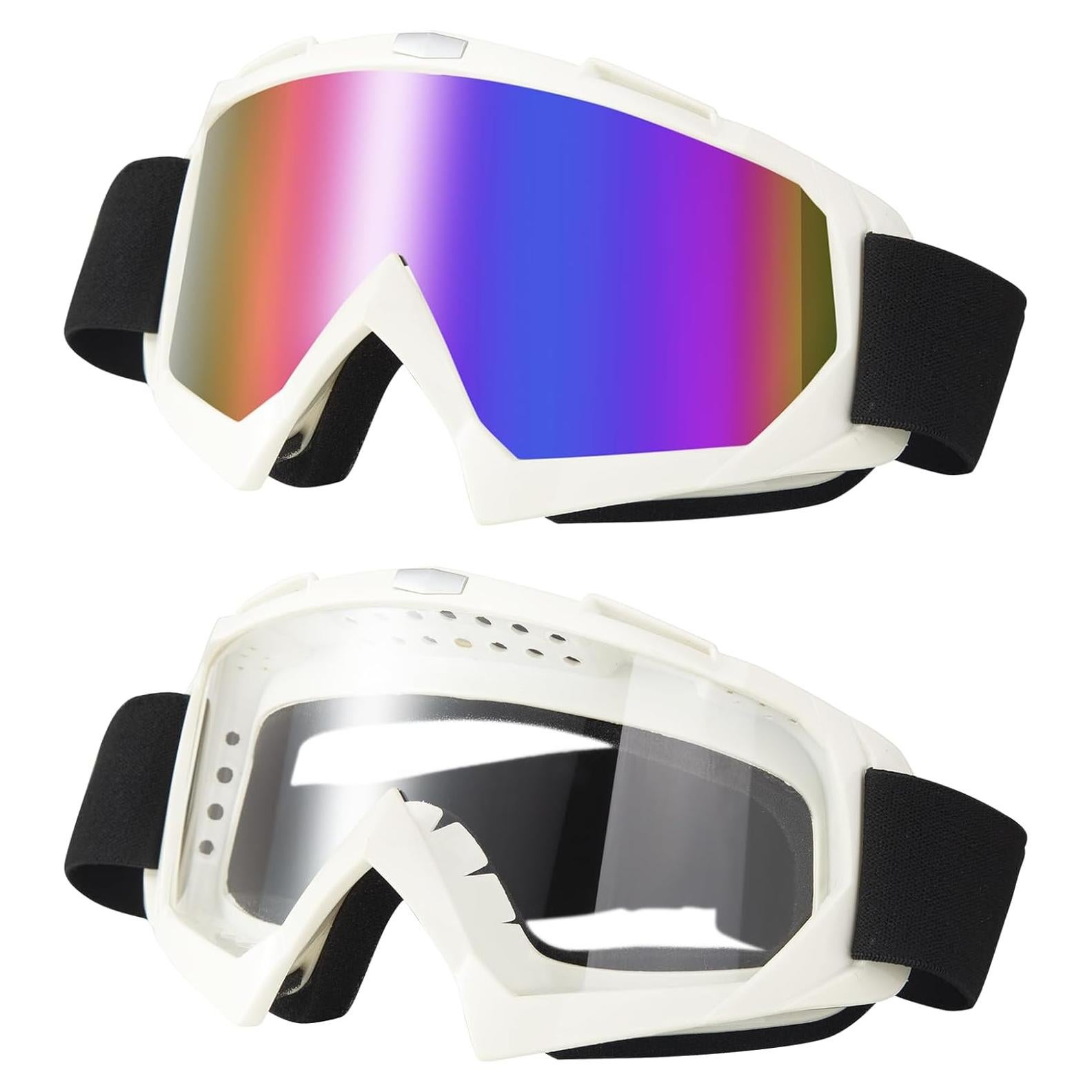 Gafas de Motocross LJDJ Lj24-06-wh A prueba de viento