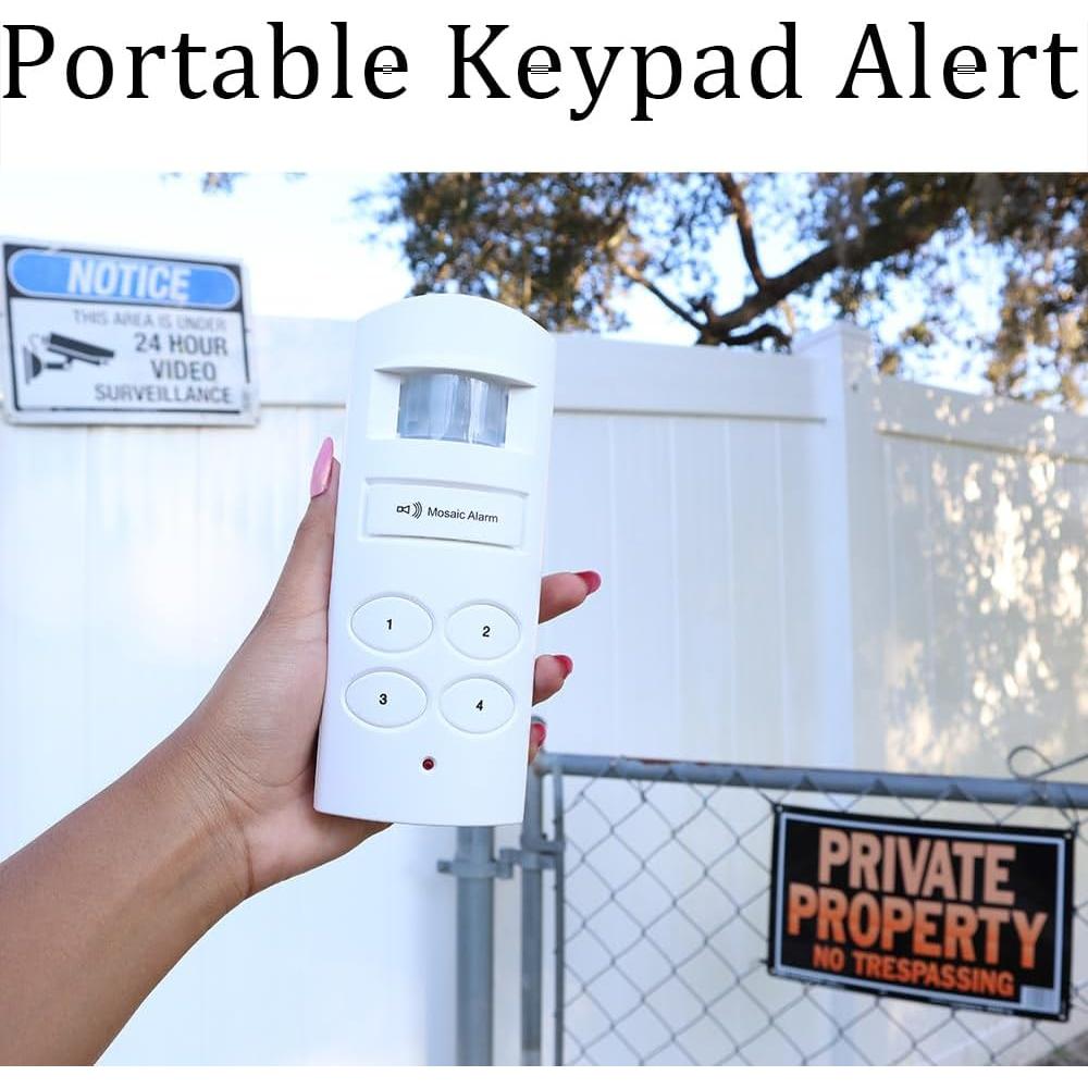 Alarma de Movimiento Mosaic MA20 135dB Inalámbrica USB