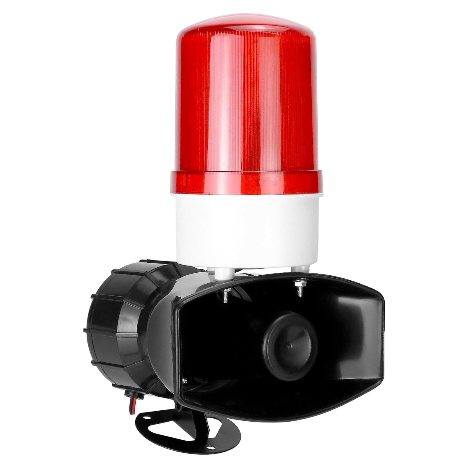 Alarma de Sonido y Luz QWORK 115dB LED 60W para Emergencias