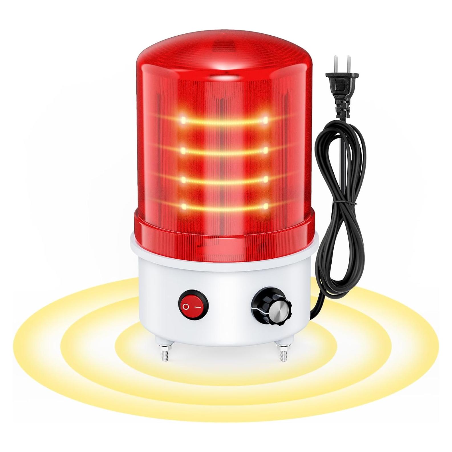 Sirena de Advertencia LED HSYFUNA 0-120 dB Estroboscópica IP65