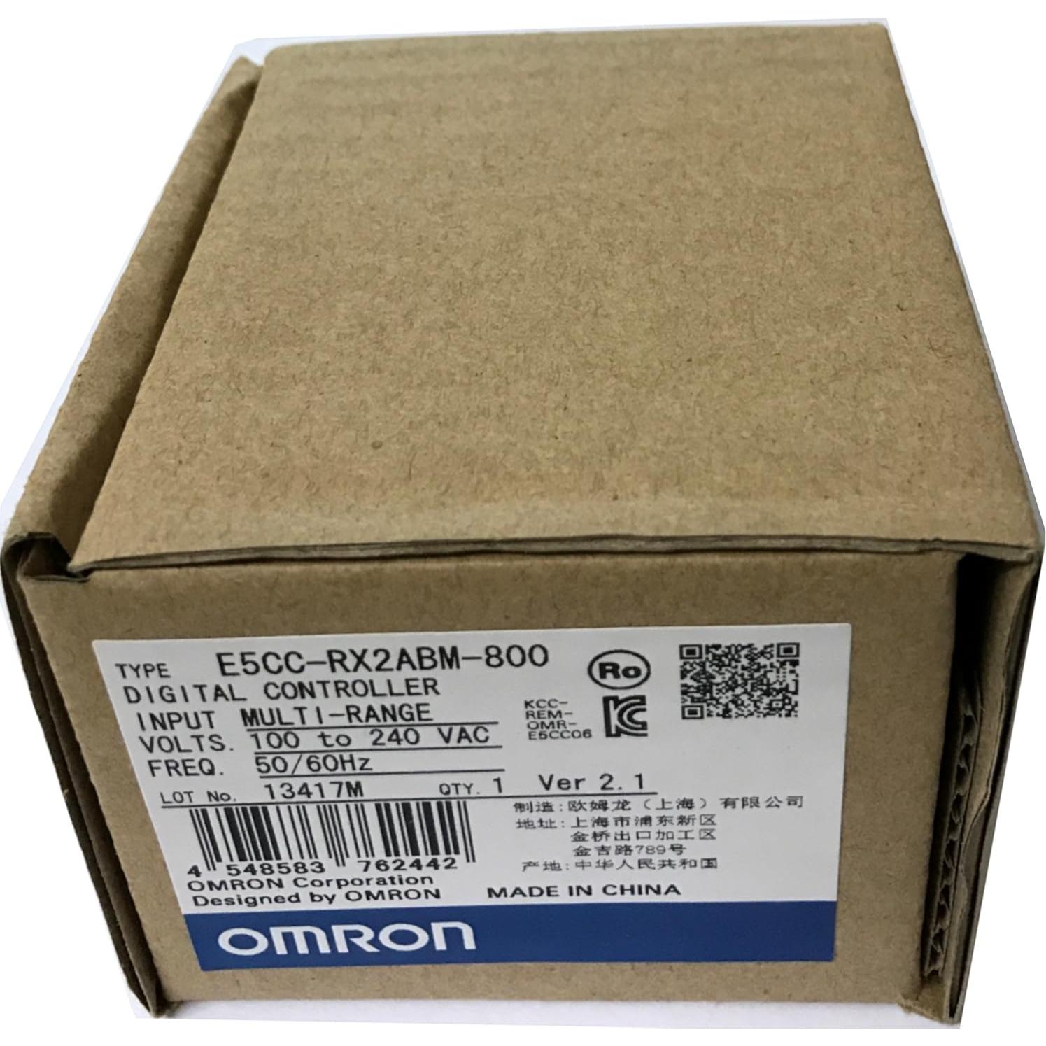 Controlador de Temperatura Digital Omron E5CC-RX2ABM-800 48x48mm