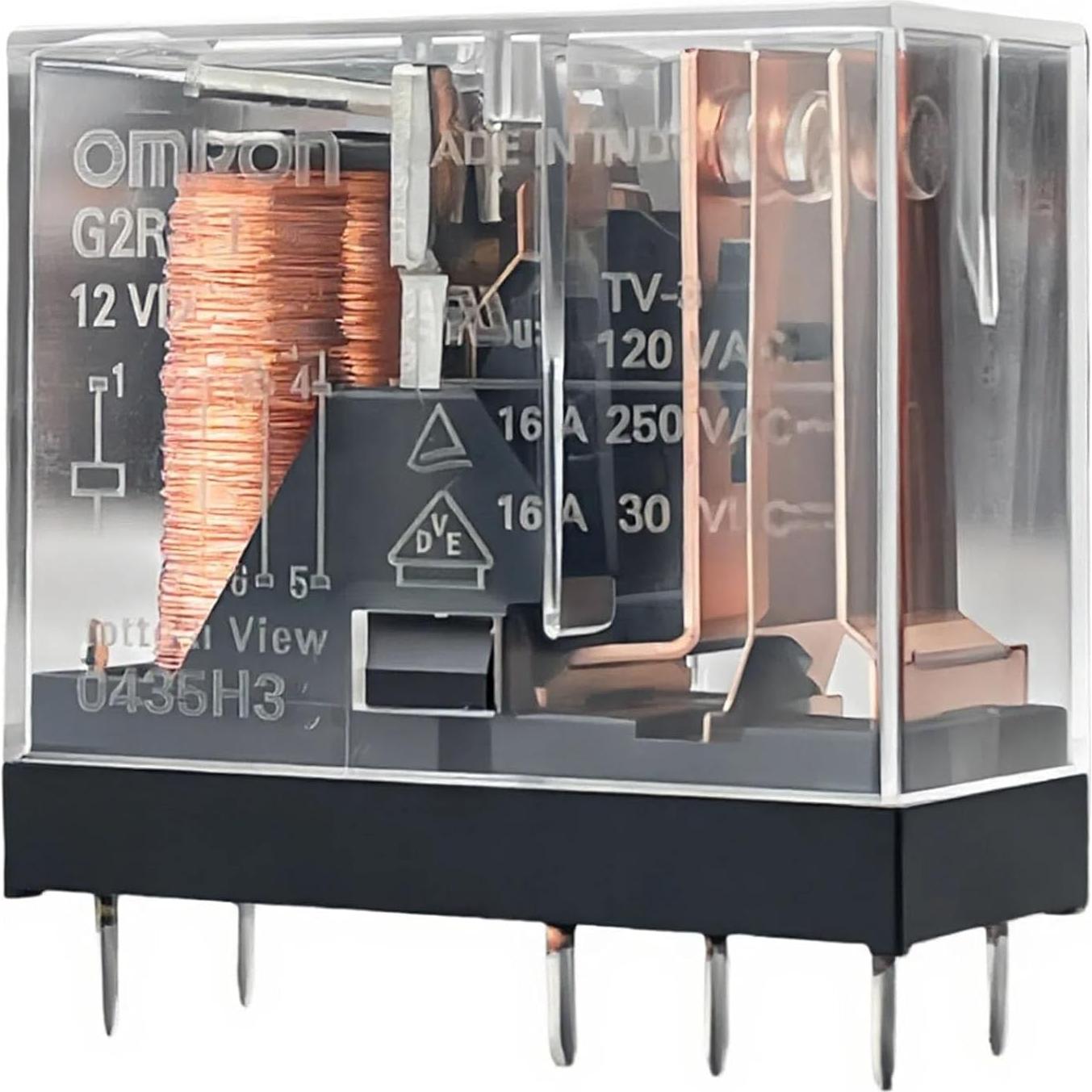 Relé de Potencia PCB RZ G2R-1-E DC12 SPDT 16A 380VAC