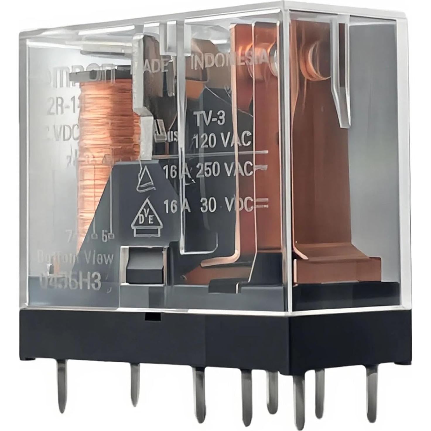 Relé de Potencia PCB RZ G2R-1-E DC12 SPDT 16A 380VAC