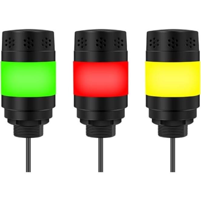 Alarma Visual y Sonora Modbus RTU Flyron FN-VA603 LED 3 Colores