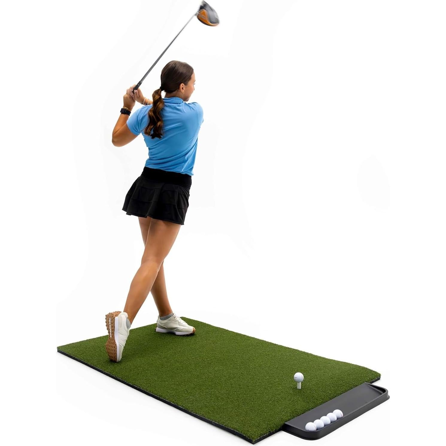 Alfombra de Golf DURA-PRO 1,22x1,52m con Tees y Bandeja