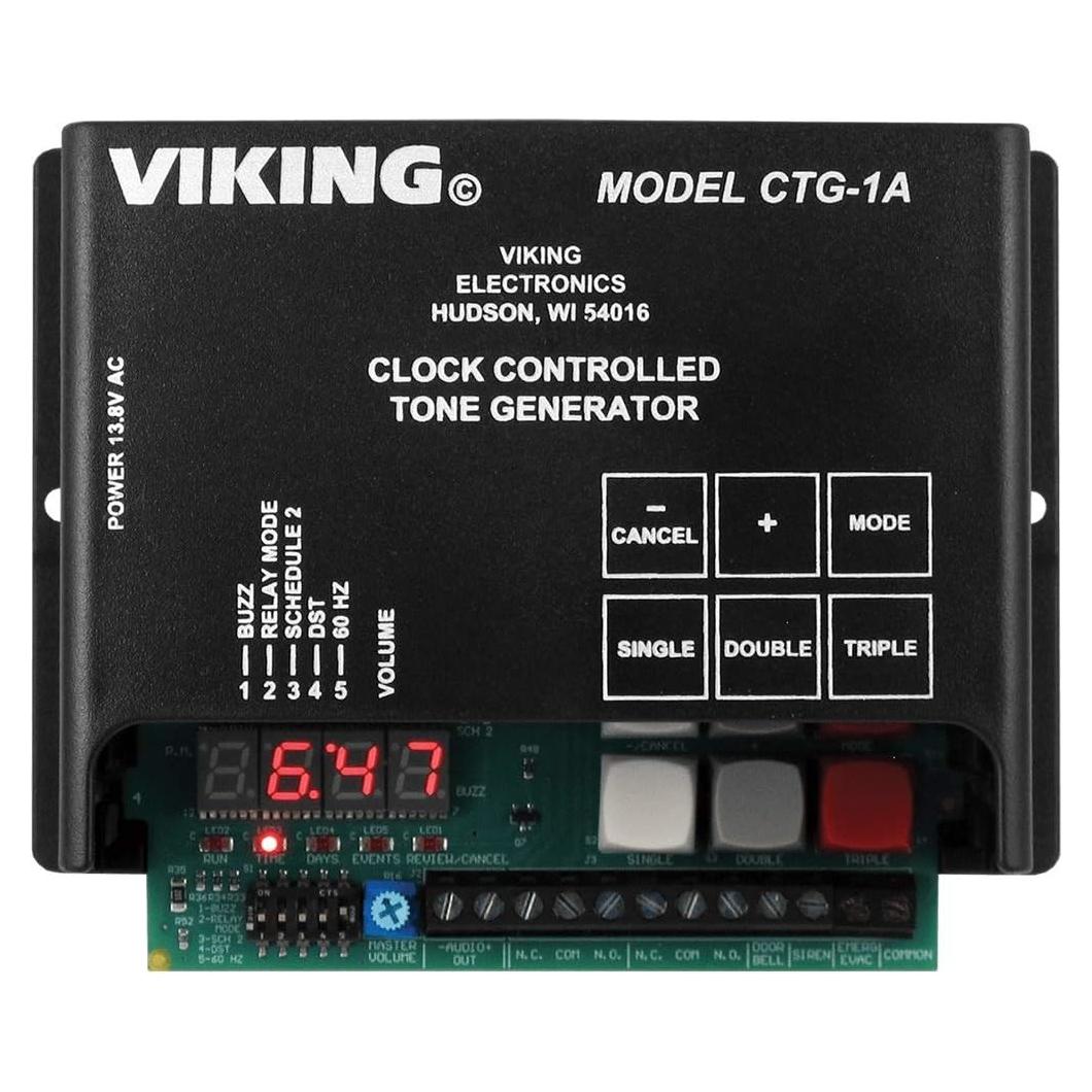 Generador de Tonos Viking CTG-1A Programable 24h