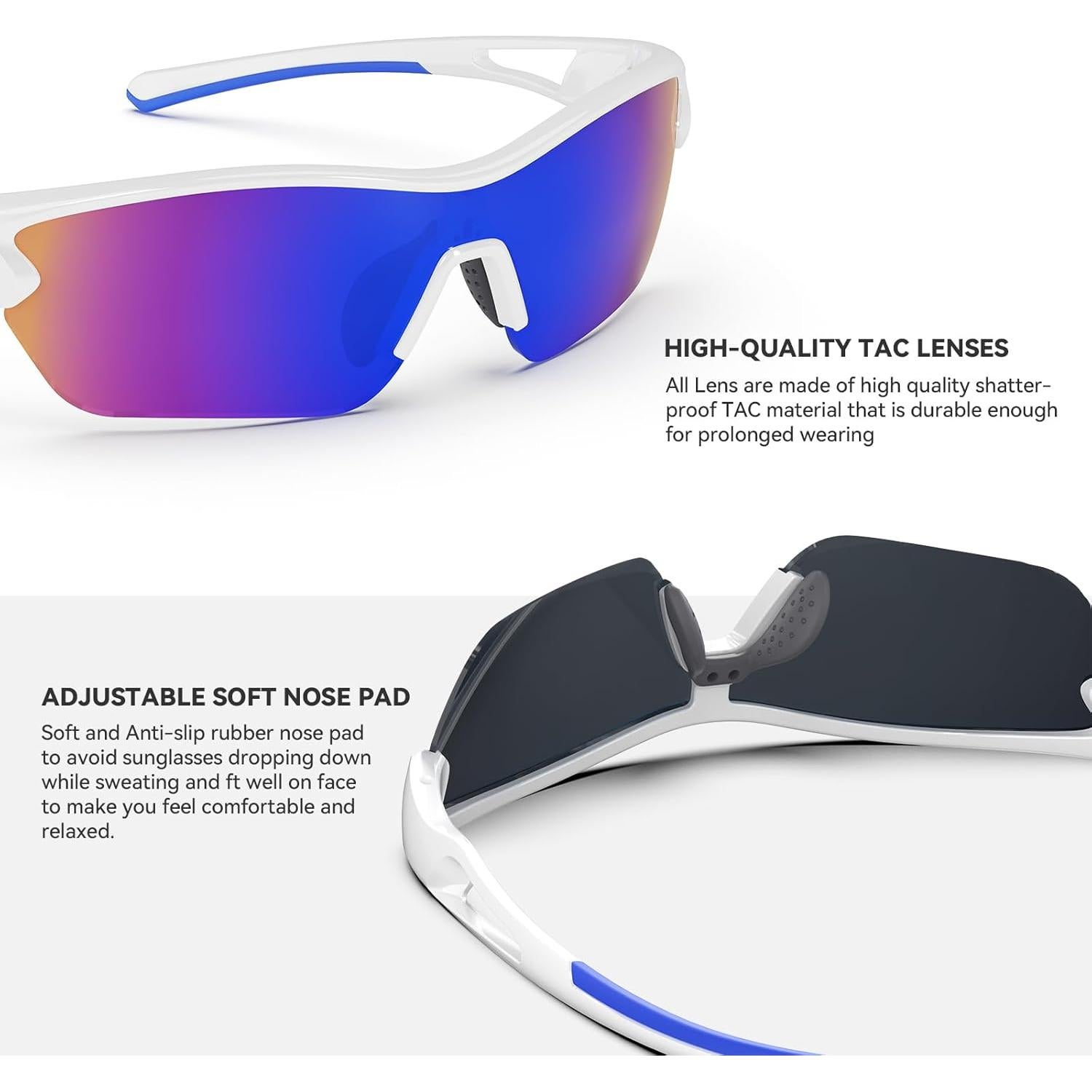 Gafas de Sol BEACOOL Polarizadas UV400 Unisex Deportivas