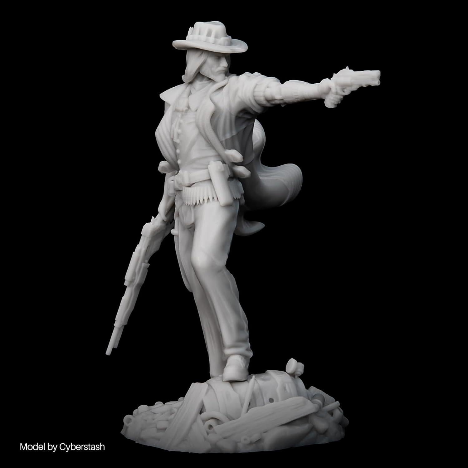 Resina 3D ELEGOO Lavable 1000g Humo Blanco 8K UV-LCD