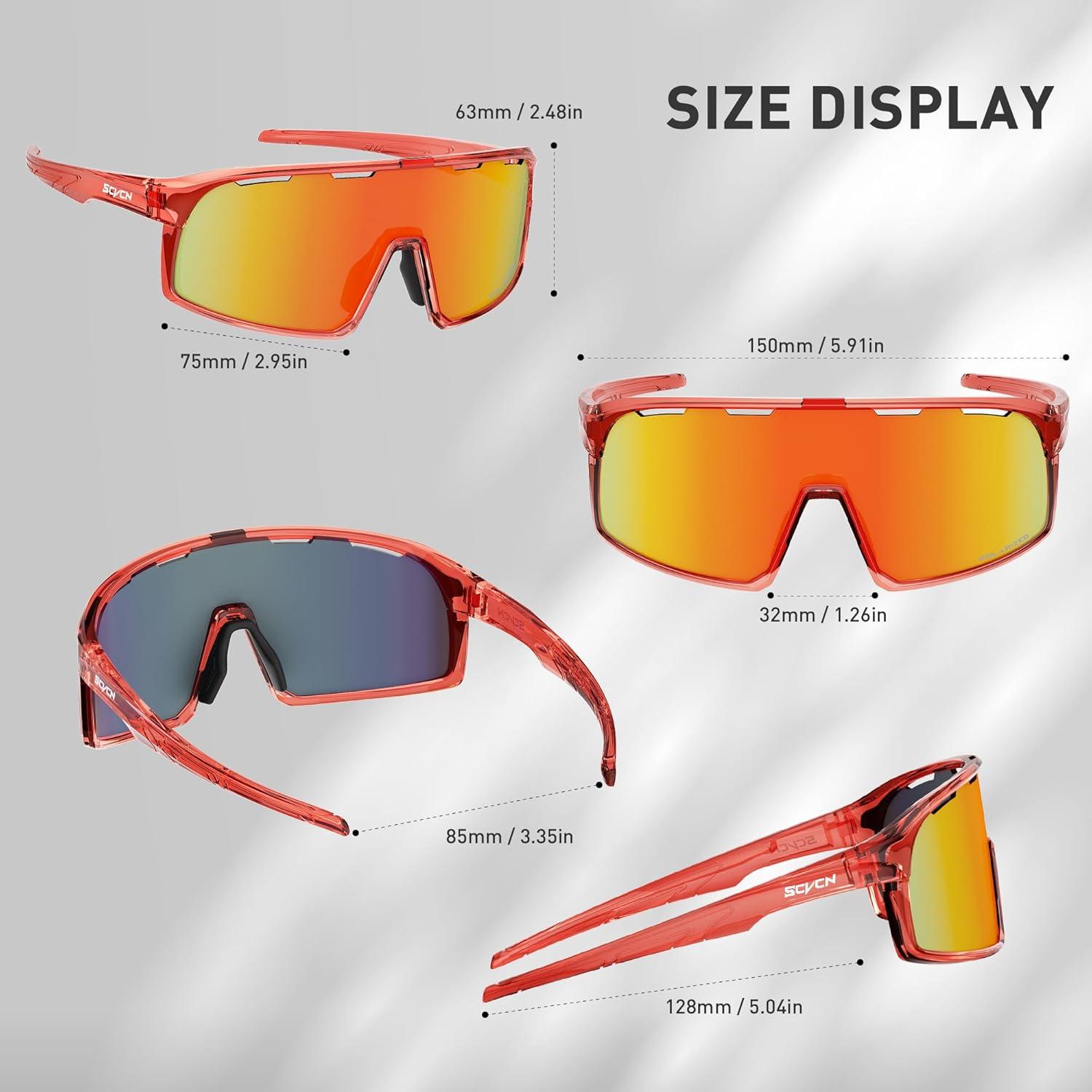 Gafas de Ciclismo SCVCN DZ-S145 Lentes Polarizadas UV400