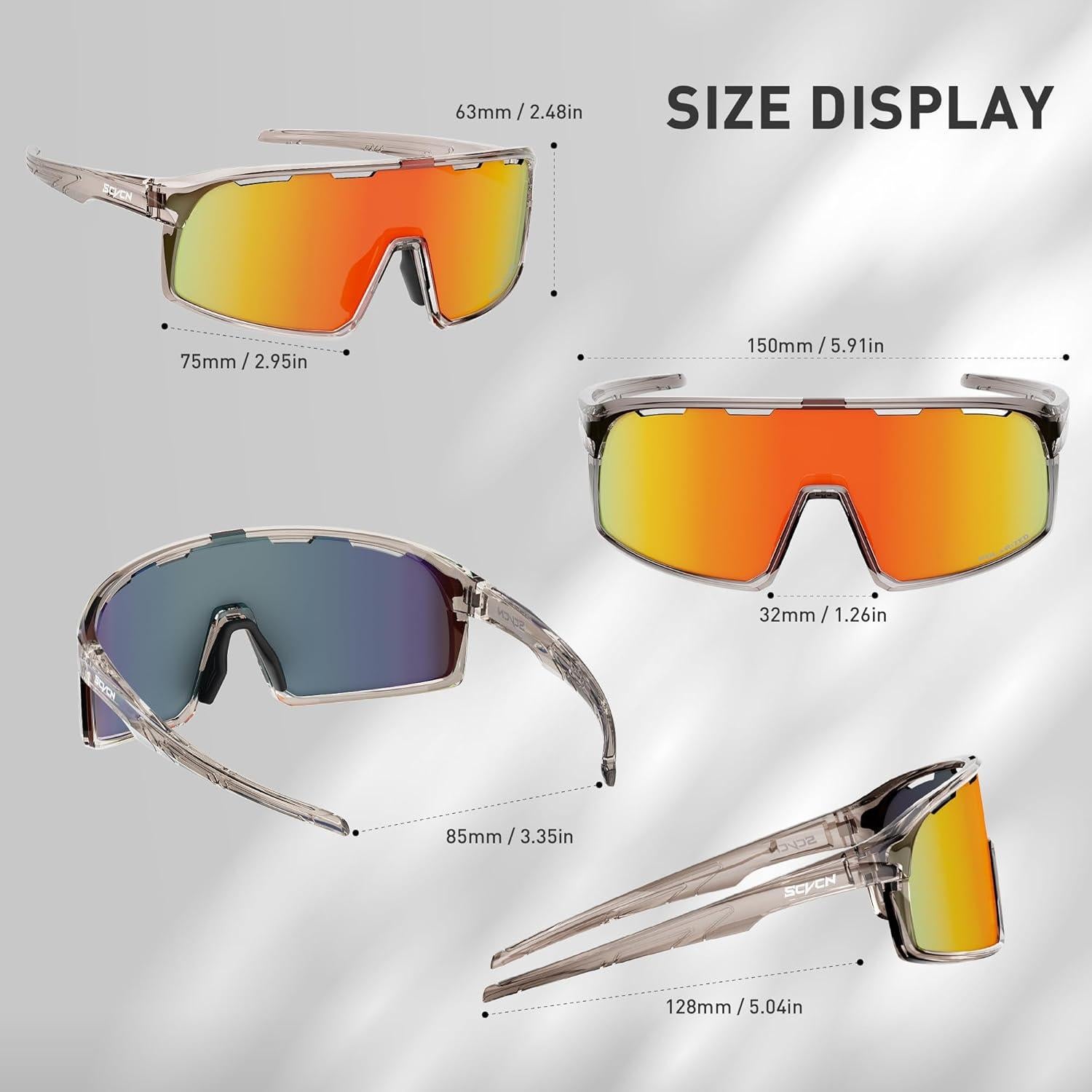 Gafas de Ciclismo SCVCN DZ-S145 Lentes Polarizadas UV400
