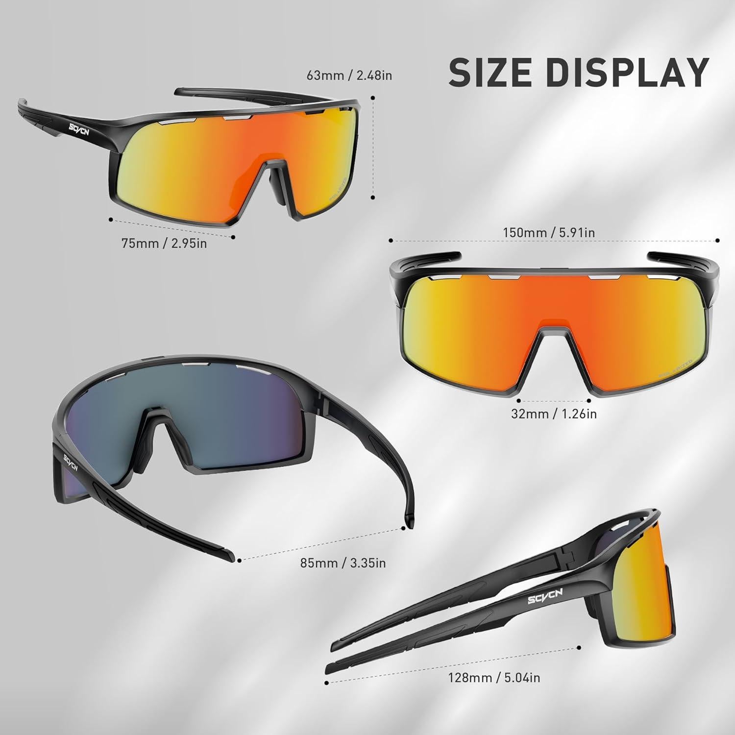Gafas de Ciclismo SCVCN DZ-S145 Polarizadas UV400