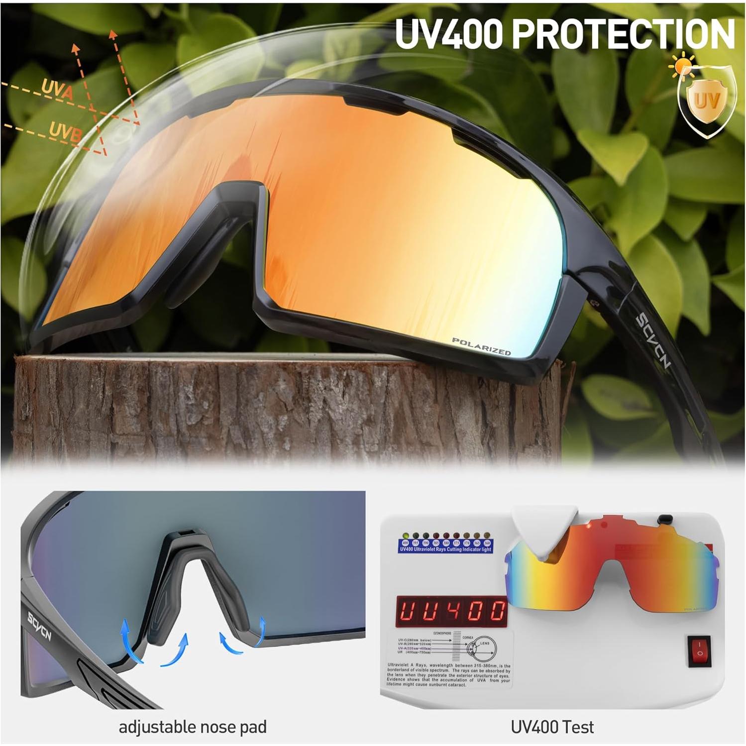 Gafas de Ciclismo SCVCN DZ-S145 Polarizadas UV400