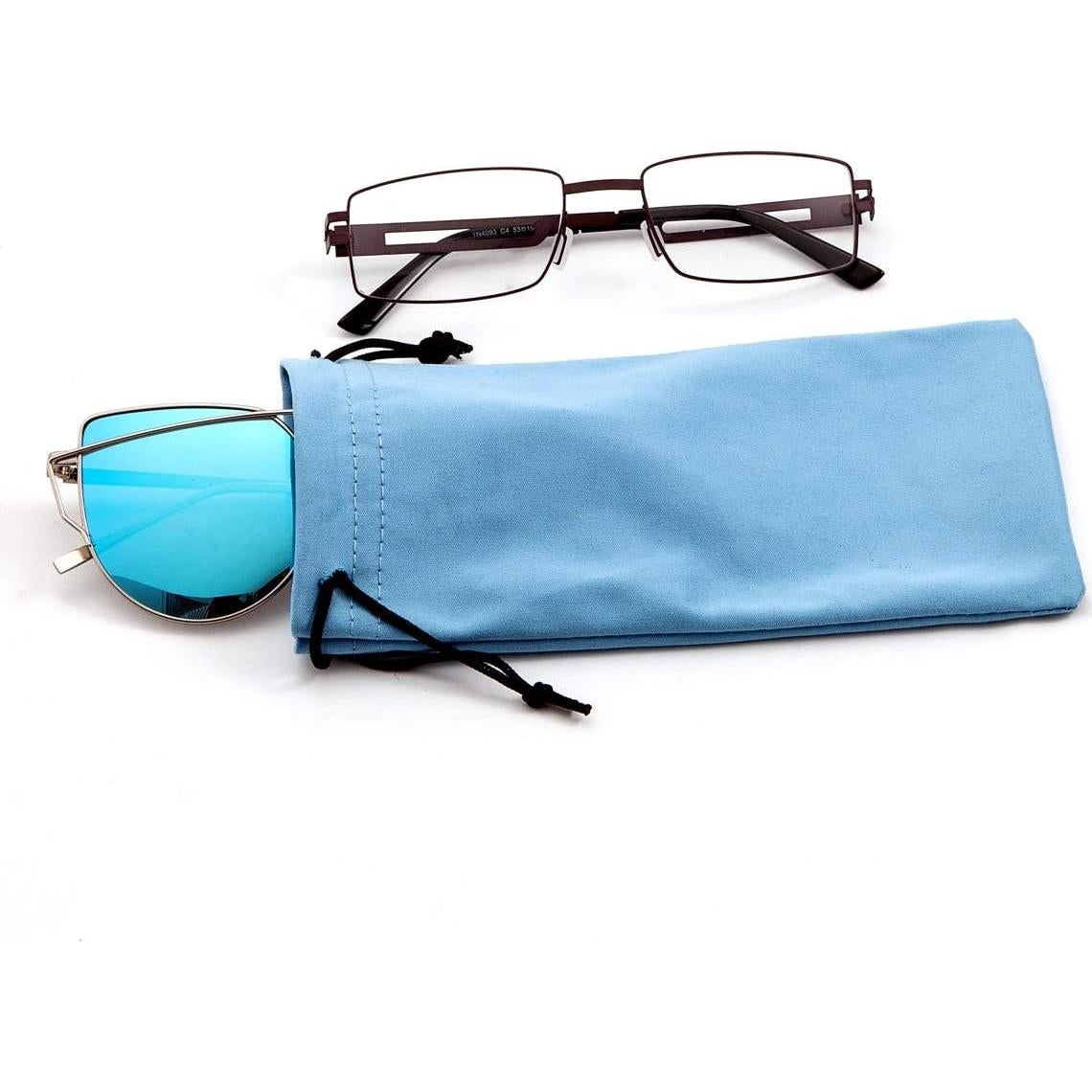 Bolsa de Gafas Triumph Vision 3 Pack Microfibra Azul