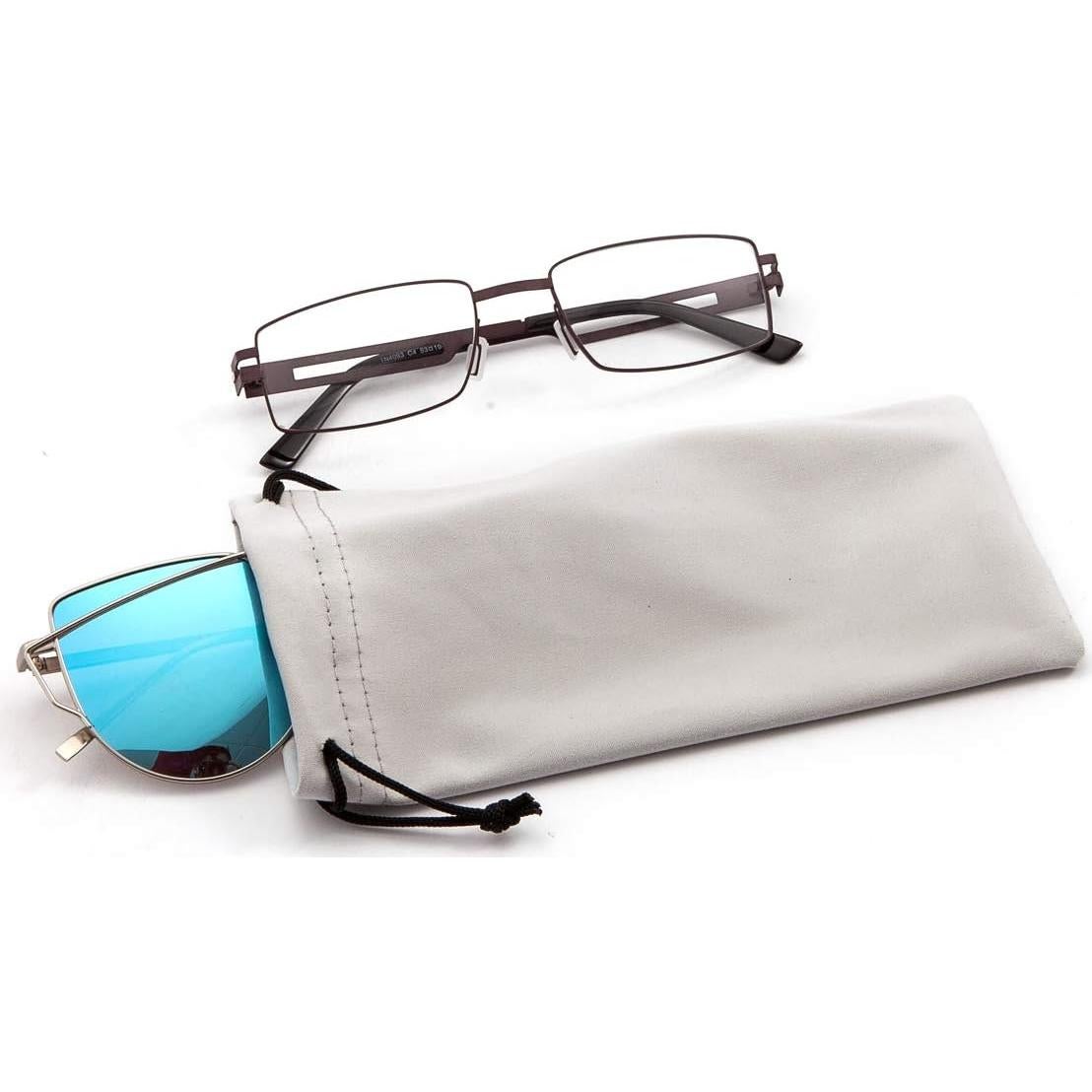 Bolsa de Gafas Triumph Vision Microfibra 3 Piezas Gris