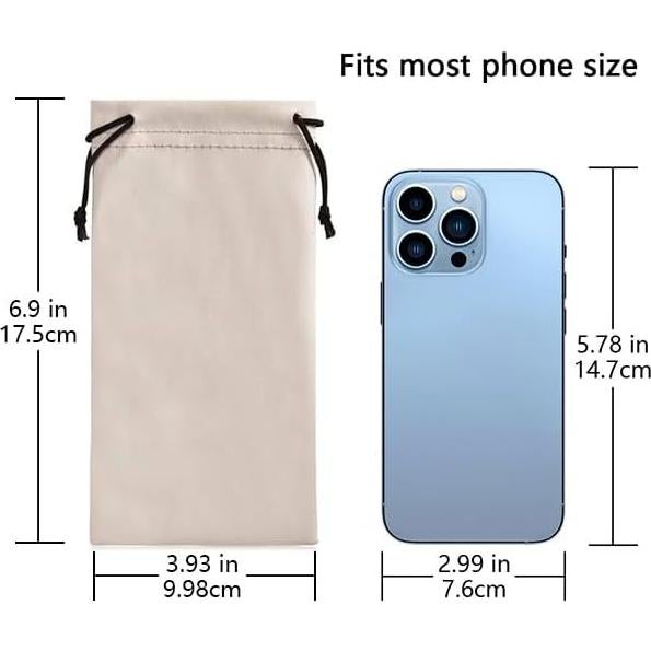 Bolsa de Gafas Triumph Vision Microfibra 3 Piezas Gris