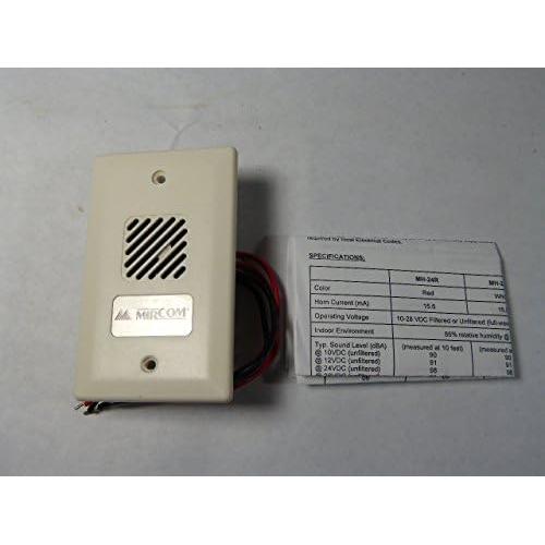 Cuerno Piezoeléctrico Mircom MH-24W 0.99 kg Blanco