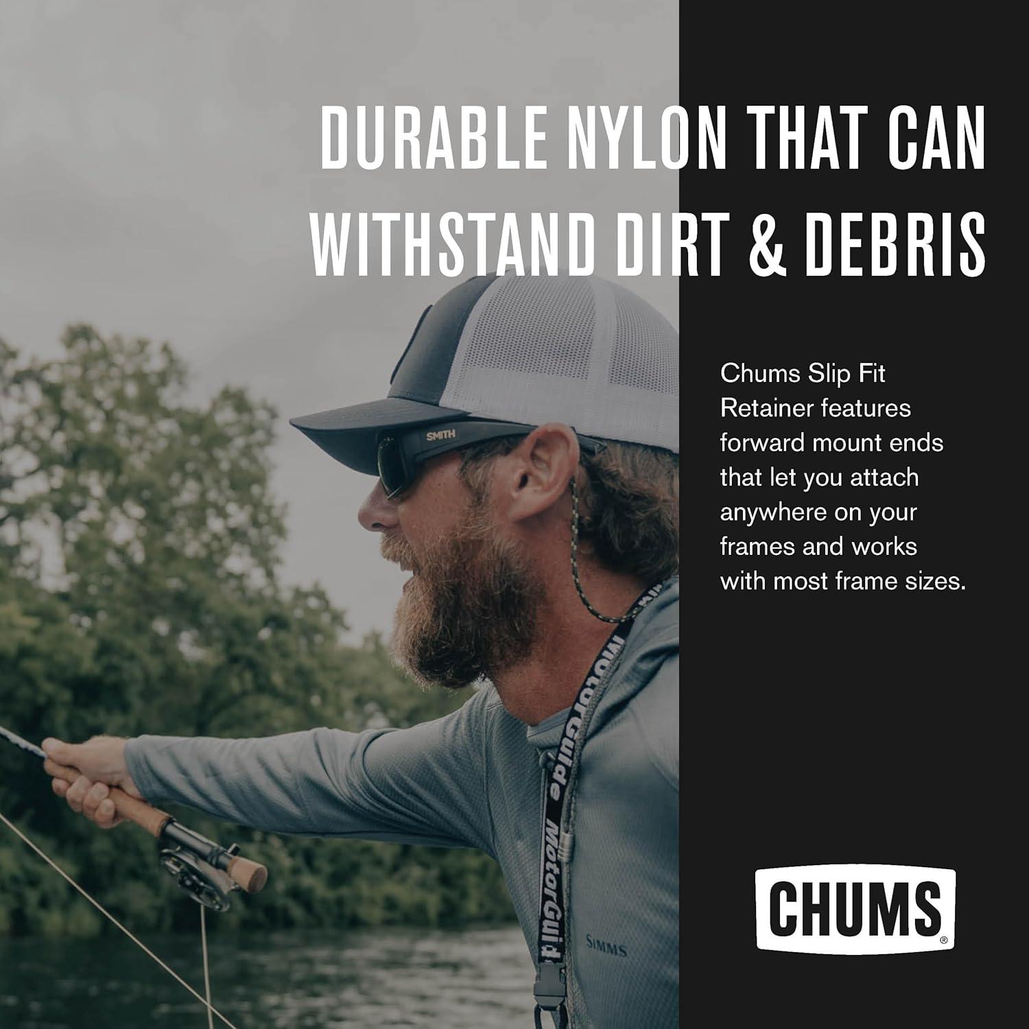 Retenedor de Gafas Chums Slip Fit Ajustable Unisex Negro