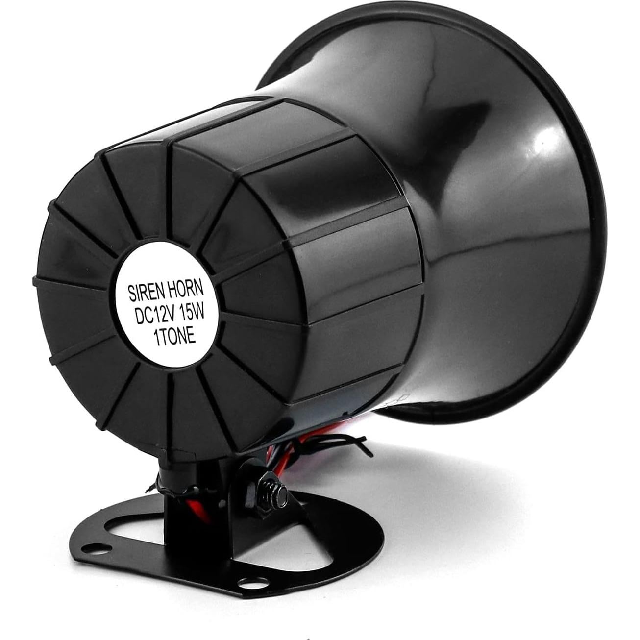 QWORK Sirena Eléctrica 12V 110dB - 2 Paquete Alarma Seguridad