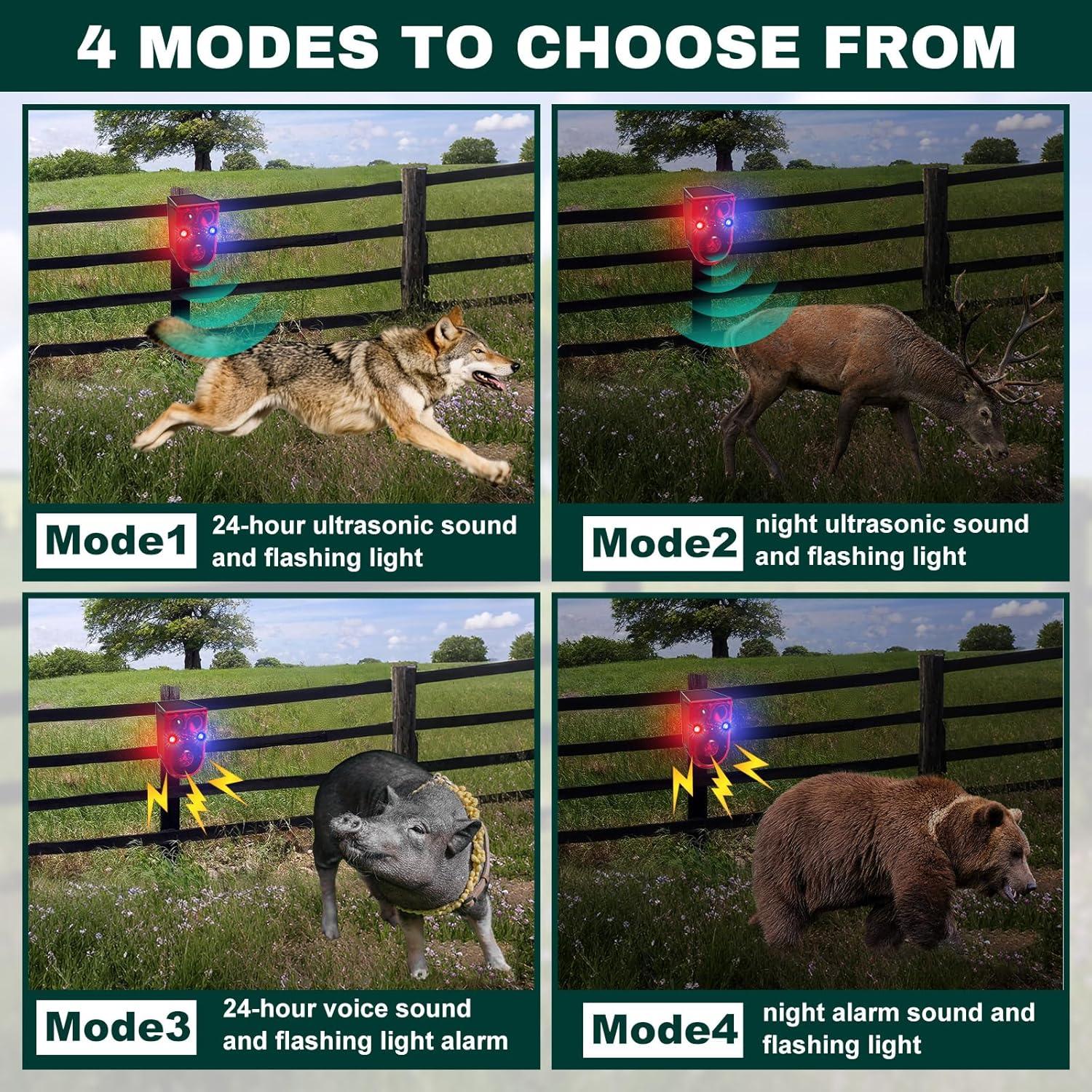 Qualirey Alarma de Movimiento Solar 2 Pack 130dB Rojo